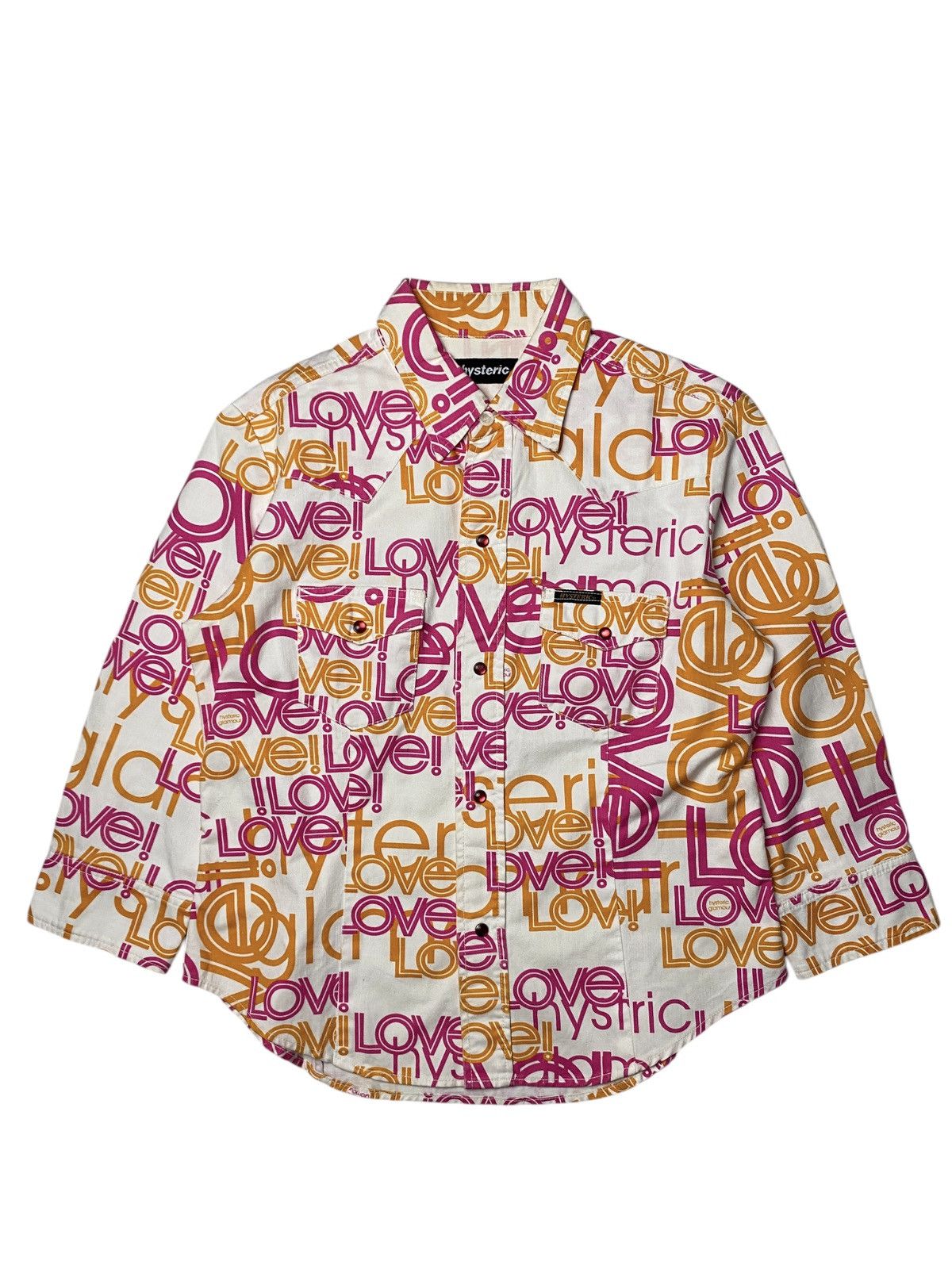 Hysteric Glamour 2000's Hysteric Glamour Love Shirts Size US S / EU 44-46 / 1 - 1 Thumbnail