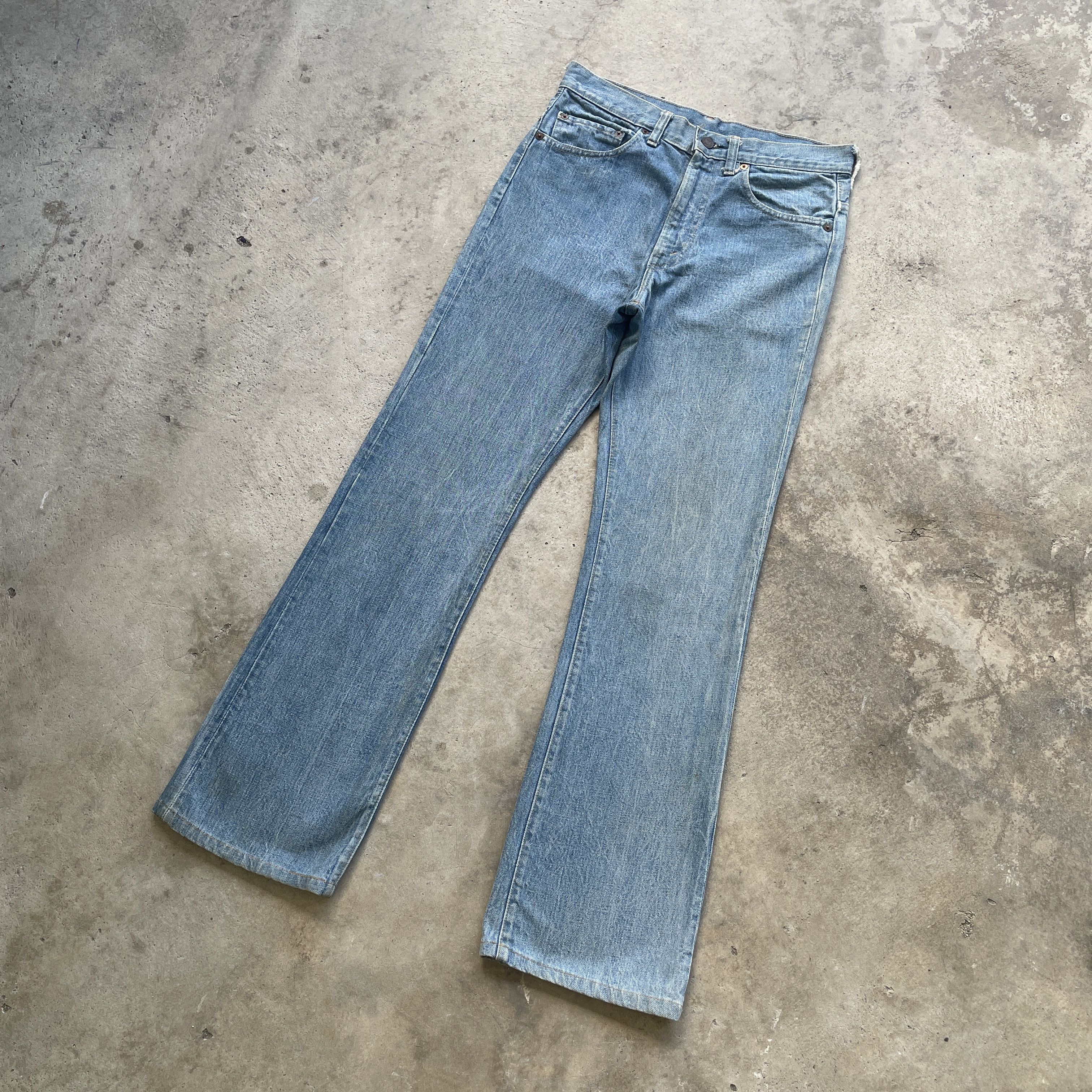 Levi's 80s Vintage Levi’s 517 Faded Bootcut Jeans Flare Denim Pants Size US 31 - 1 Thumbnail