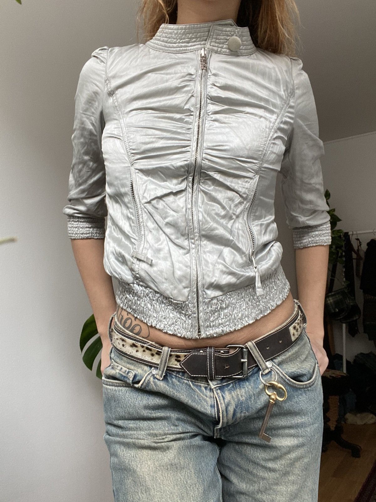 Miss Sixty Miss Sixty Metallic Bomber Size S / US 4 / IT 40 - 1 Thumbnail