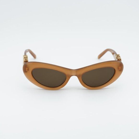 Loewe Loewe LW40156U 50E Sunglasses Shiny Brown Cat Eye Frame Size ONE SIZE - 2 Thumbnail