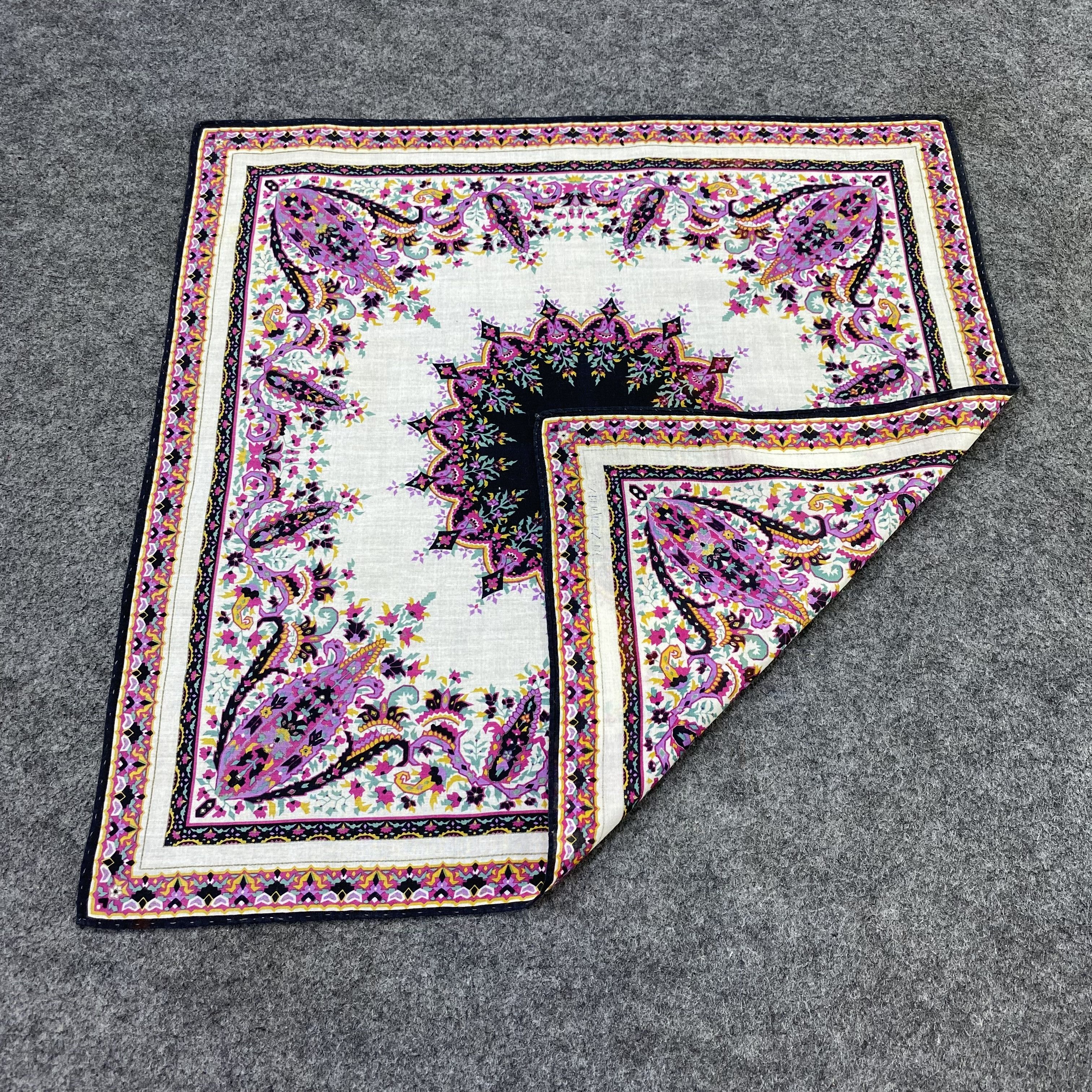 Yves Saint Laurent Yves Saint Laurent Handkerchief Neckerchief Bandana-B2012 Size ONE SIZE - 5 Thumbnail