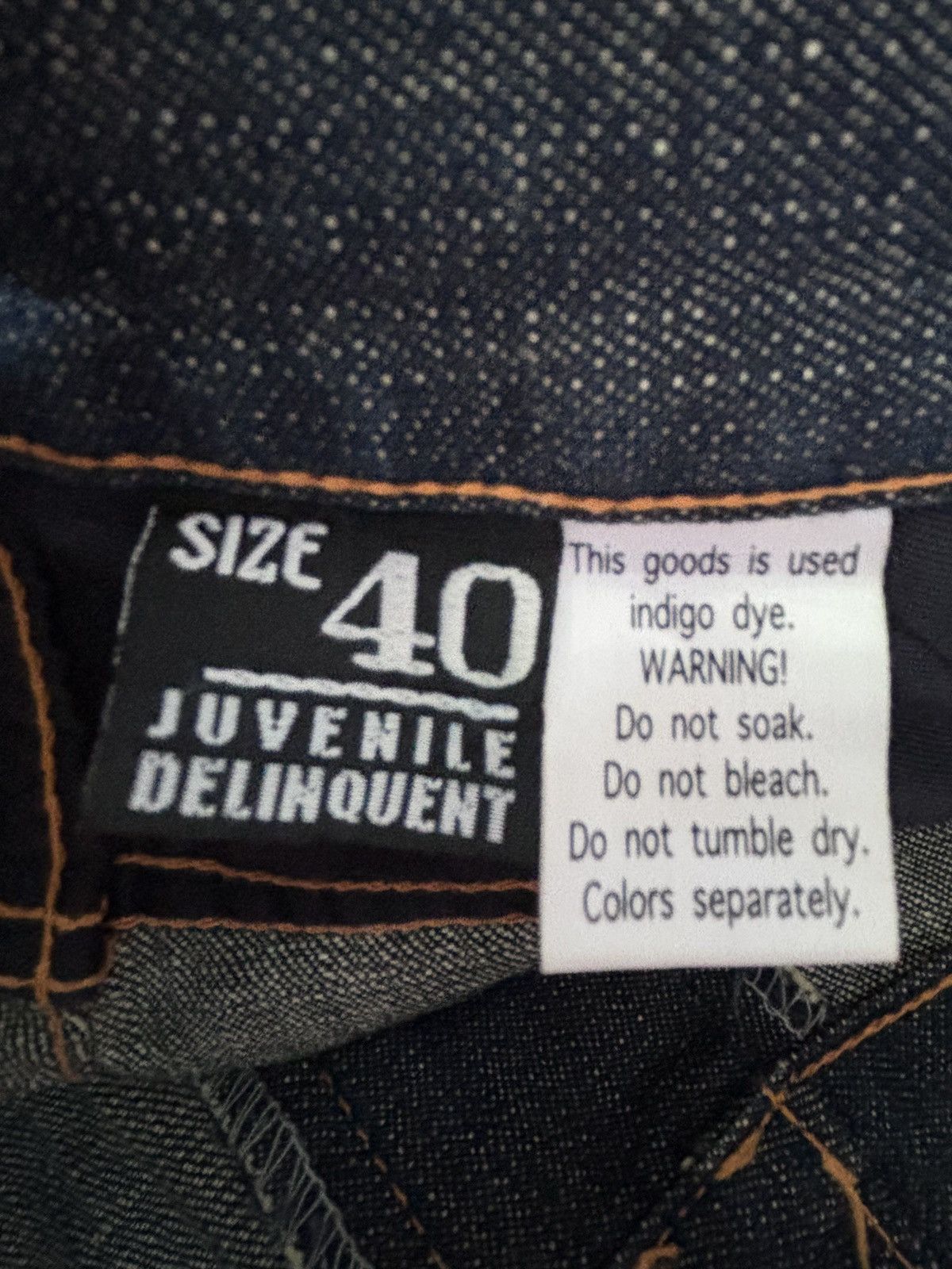 Japan Blue Juvenile Delinquent X Japan Blue Panelling Indigo Dyed Jeans Size US 38 / EU 54 - 23 Thumbnail