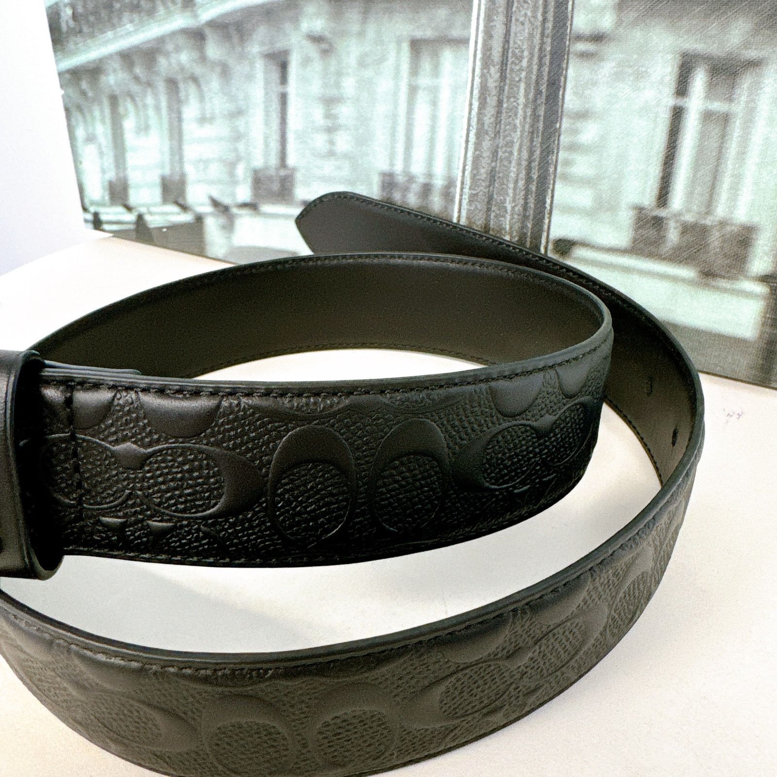 Coach Coach CC969 Harness Buckle Belt, 38 Mm Size ONE SIZE - 2 Thumbnail
