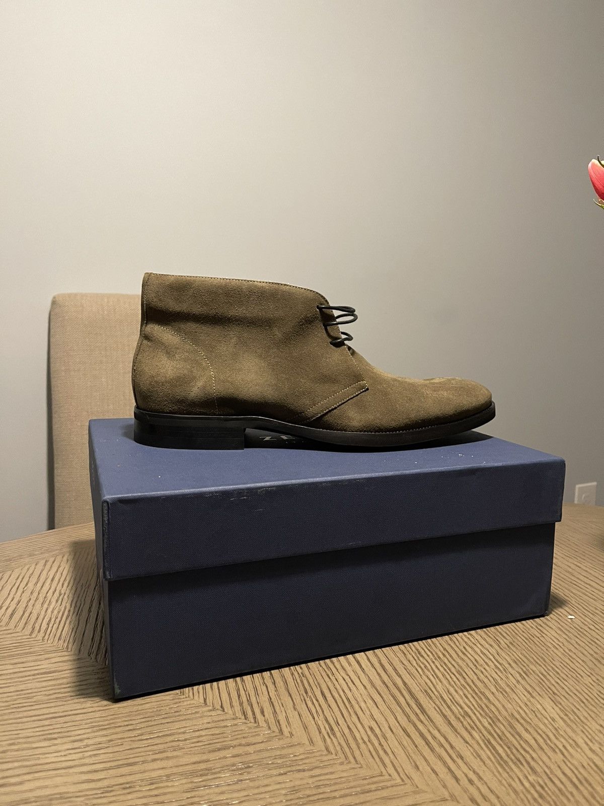 Zelli Marco Suede Calfskin Chukka Boot Size US 11 / EU 44 - 1 Thumbnail