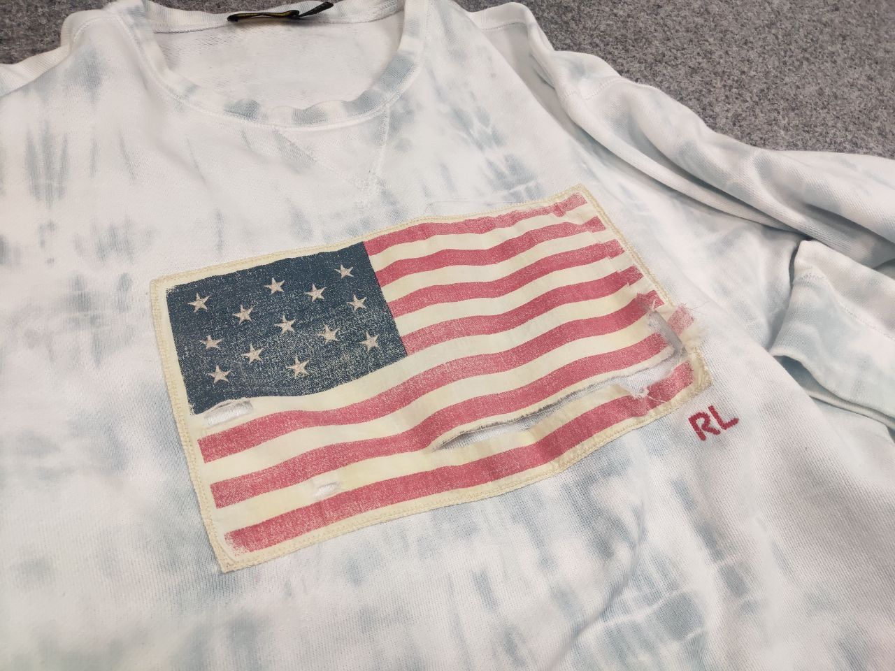 Polo Ralph Lauren Polo Ralph Lauren american flag Logo Sweatshirt Vtg Style Size M / US 6-8 / IT 42-44 - 12 Thumbnail