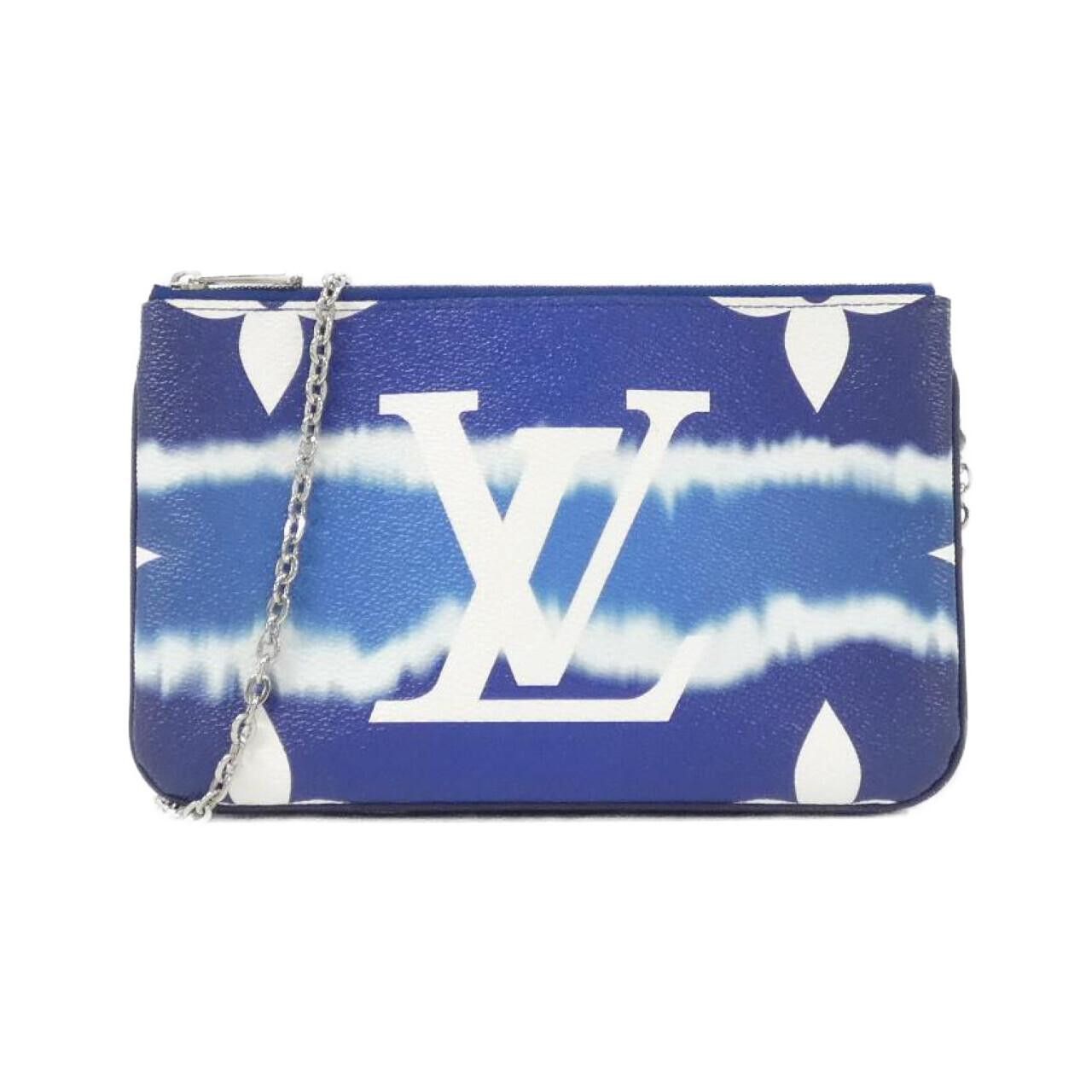 Louis Vuitton Louis Vuitton Louis Vuitton LV Escale Pochette Double Zip Coated Canvas Shoulder Bag Textile Shoulder Bag M69124 DUTY FREE for USA Size ONE SIZE - 1 Thumbnail