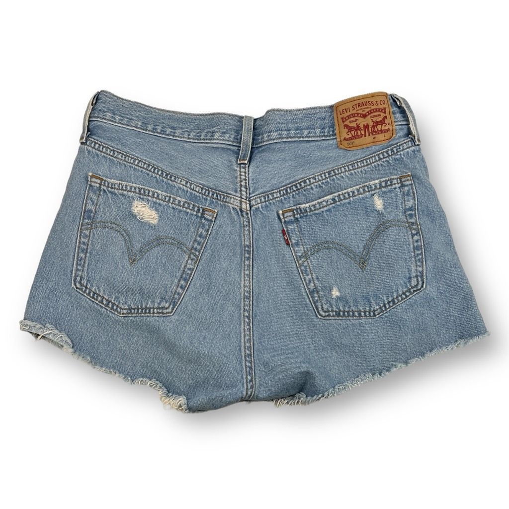 Levi's Levi’s 501 Distressed Button Fly Jeans Size 30 Size 30" / US 8 / IT 44 - 4 Thumbnail