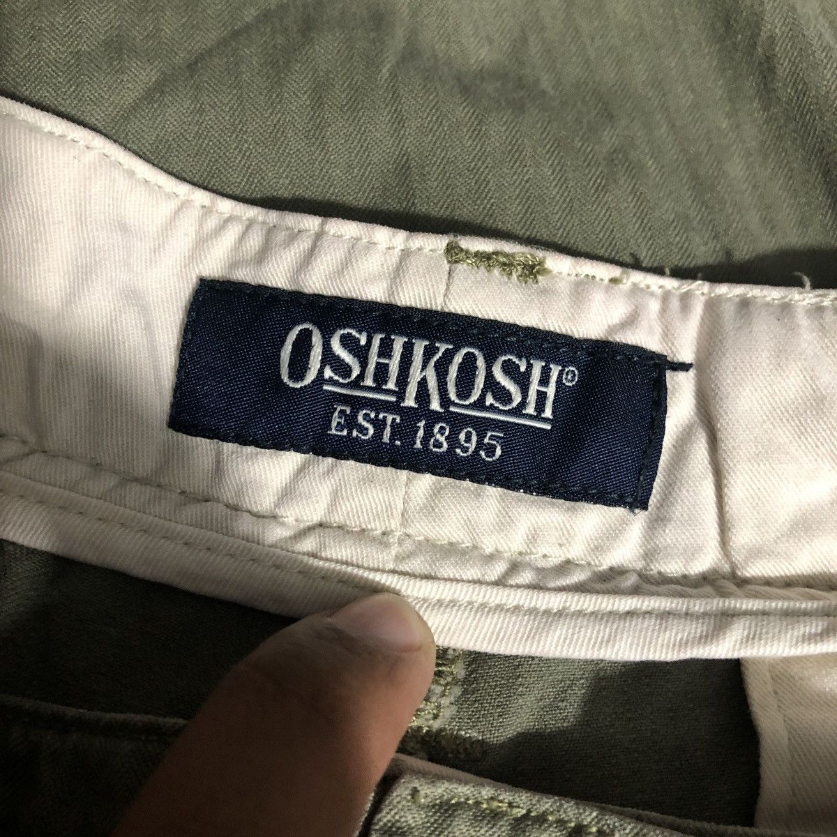 Oshkosh Y2k baggy OSHKOSH OLIVE GREEN WORKWEAR PANTS Size US 36 / EU 52 - 5 Thumbnail