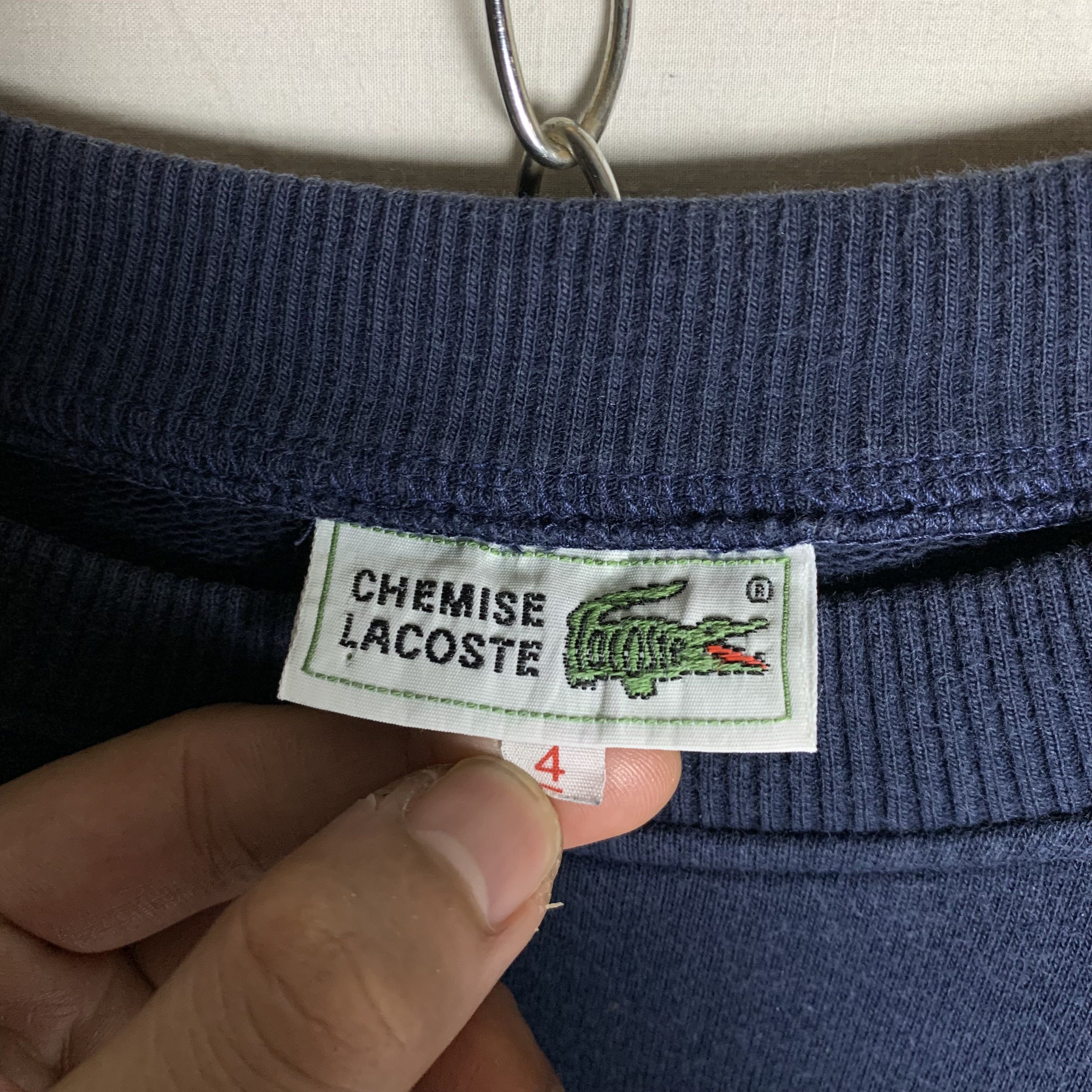 Lacoste Vintage La Chemise Lacoste Sweatshirt Crewneck Size US S / EU 44-46 / 1 - 3 Thumbnail