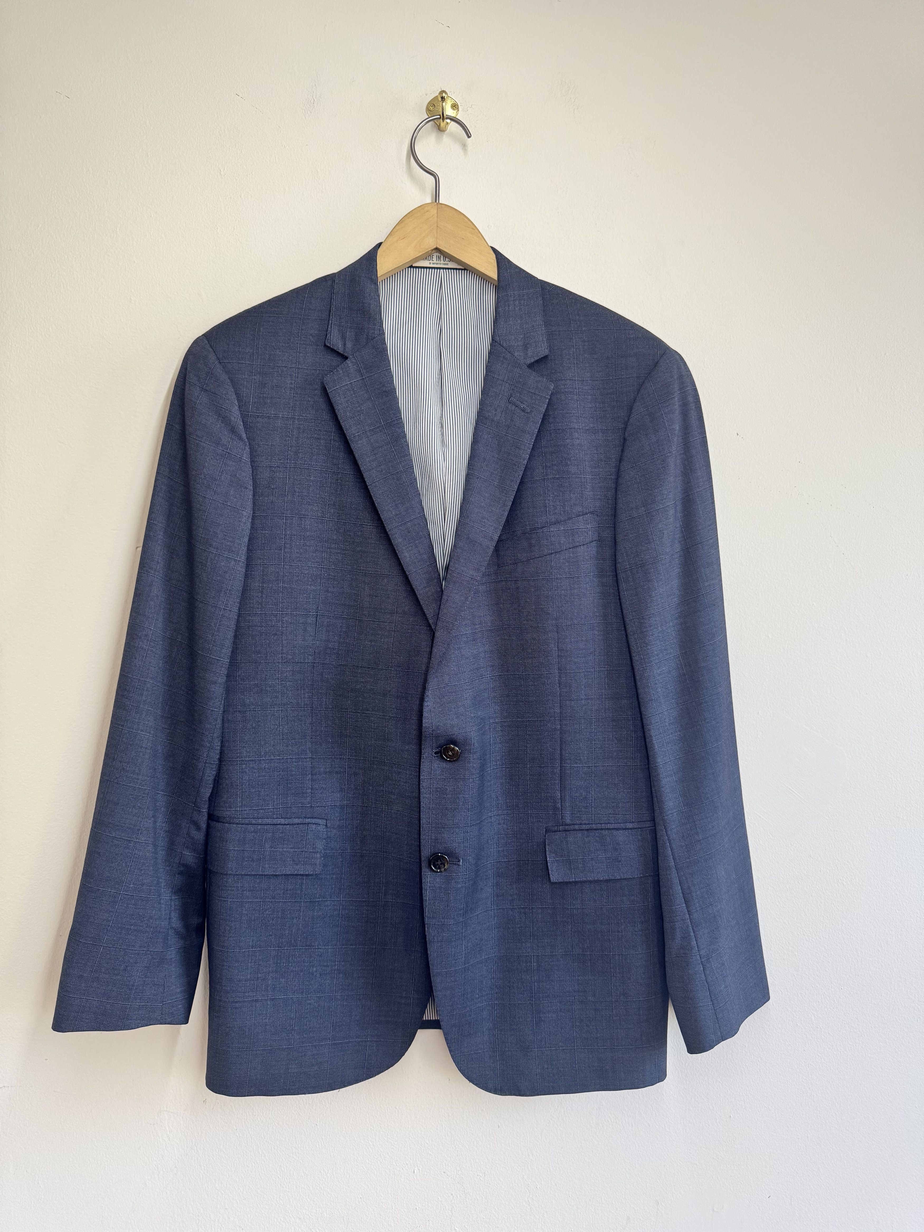 Todd Snyder Todd Snyder Mayfair Fit Blue Glen Plaid Wool Blazer Size 42R - 1 Thumbnail
