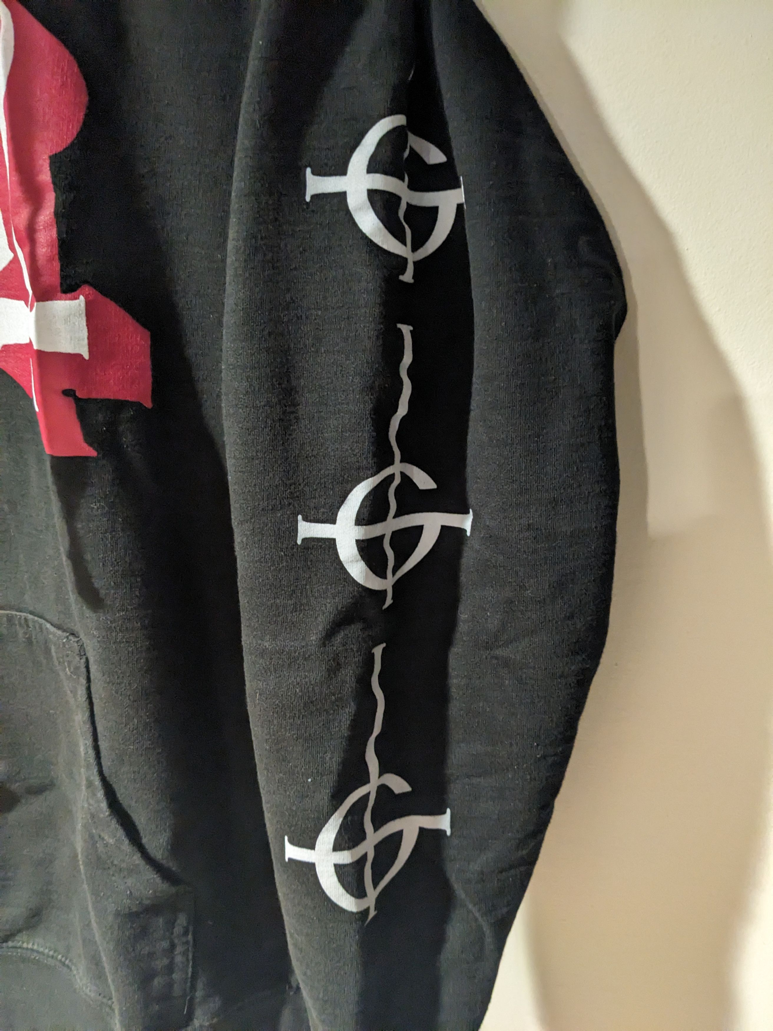 Band Tees × Hot Topic Ghost Papa Emeritus IV Black Red Glow Small Hoodie Size US S / EU 44-46 / 1 - 5 Thumbnail