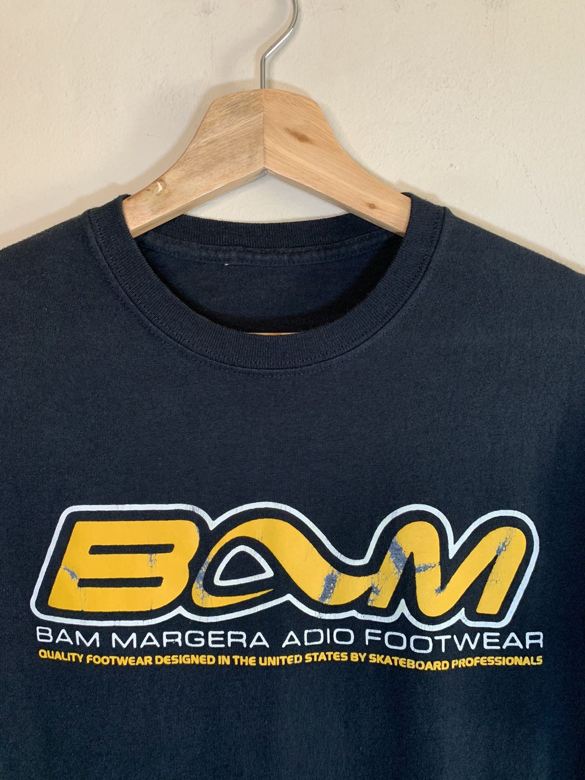 Vintage RARE Vintage Adio x Bam Margera Skateboarding Footwear Shirt Size US M / EU 48-50 / 2 - 2 Thumbnail
