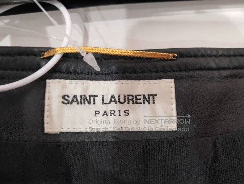 Saint Laurent Paris Saint Laurent Paris Skirt Size 39" - 3 Thumbnail
