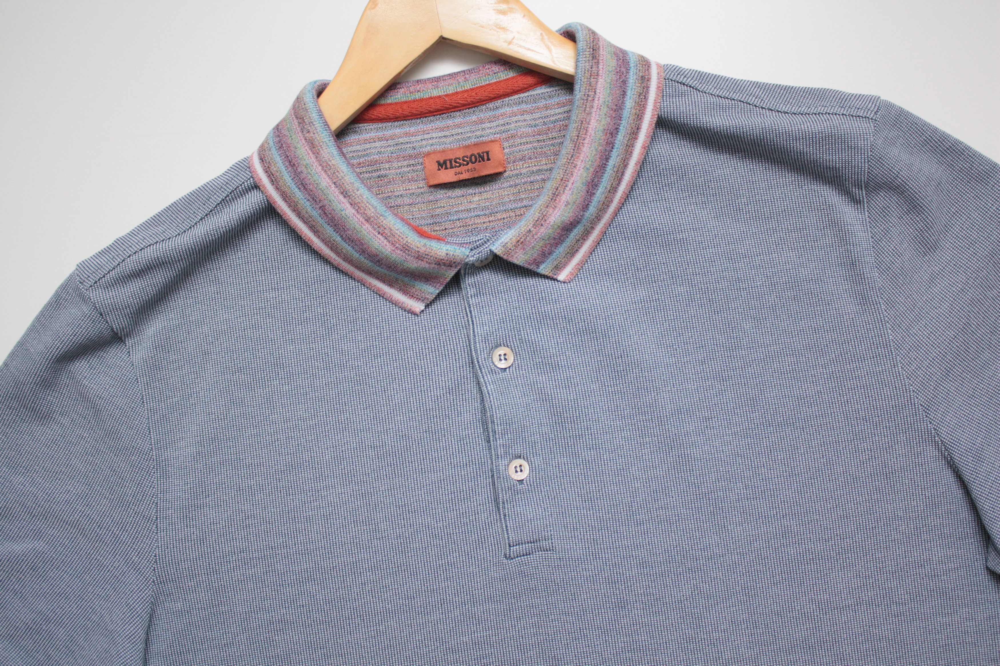 Missoni Missoni Men's Polo Made In Romania Size US L / EU 52-54 / 3 - 1 Thumbnail