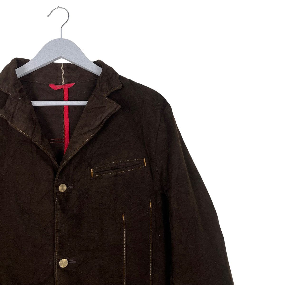 Edwin × Japanese Brand 💥EDWIN RICH BROWN CHORE BUTTON JACKET Size US L / EU 52-54 / 3 - 5 Thumbnail