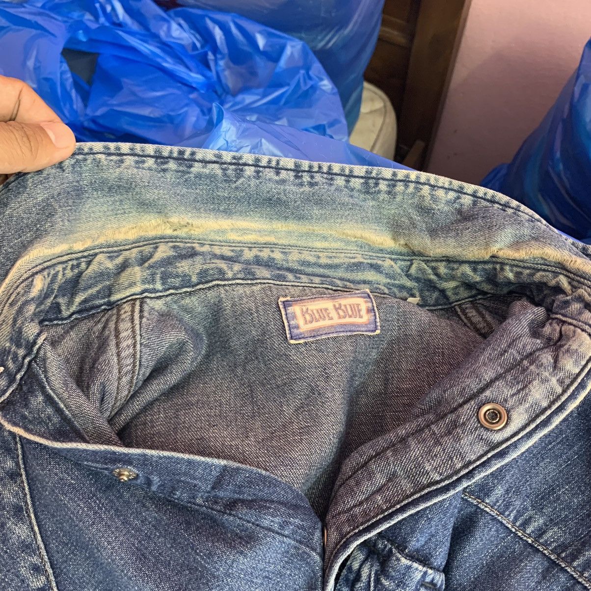 Blue Blue Japan × Indigo × Japanese Brand Vintage Blue Blue Japan Western Denim Snap Button Shirt Size US M / EU 48-50 / 2 - 10 Thumbnail