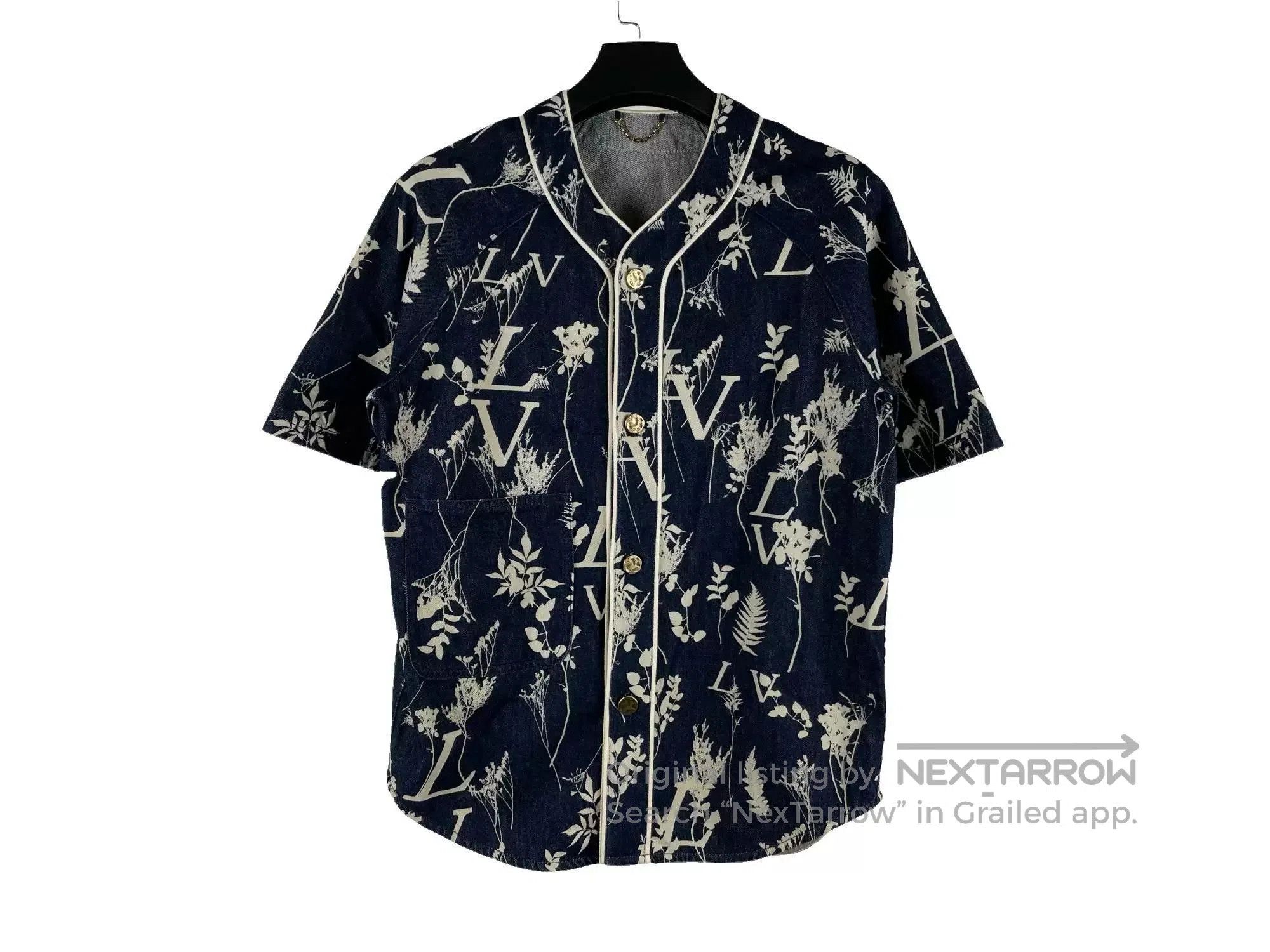 Louis Vuitton Louis Vuitton Wheat Ear Denim Shirt. Size US XS / EU 42 / 0 - 1 Thumbnail