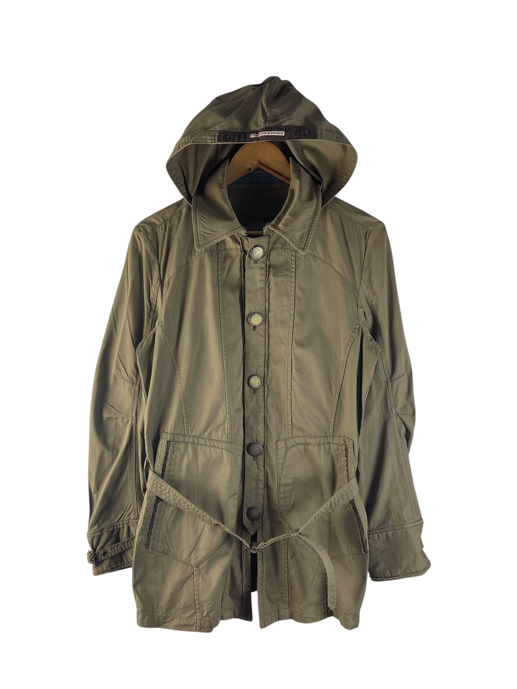PPFM Vintage PPFM Eastern Rock Hooded Military Utility Jacket Size US S / EU 44-46 / 1 - 1 Thumbnail