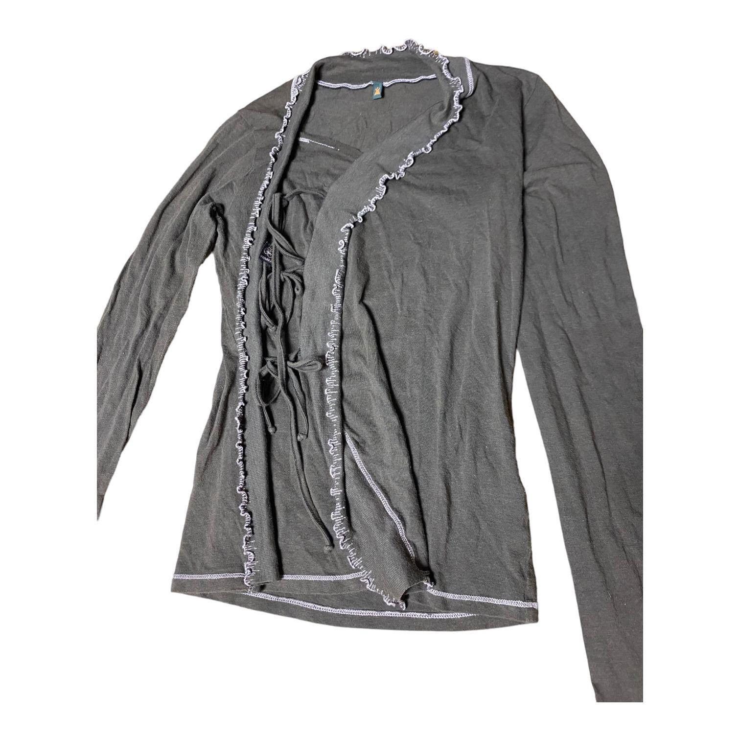 Cop Copine The Cop Copine Neutral Crisscross Front Top Size ONE SIZE - 2 Thumbnail
