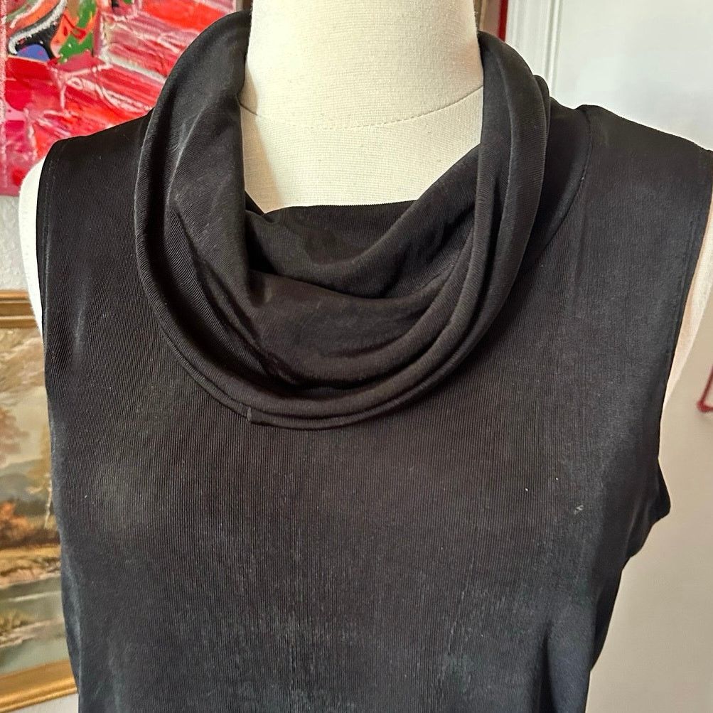 Other dressbarn black turtleneck tank top Size M / US 6-8 / IT 42-44 - 2 Thumbnail