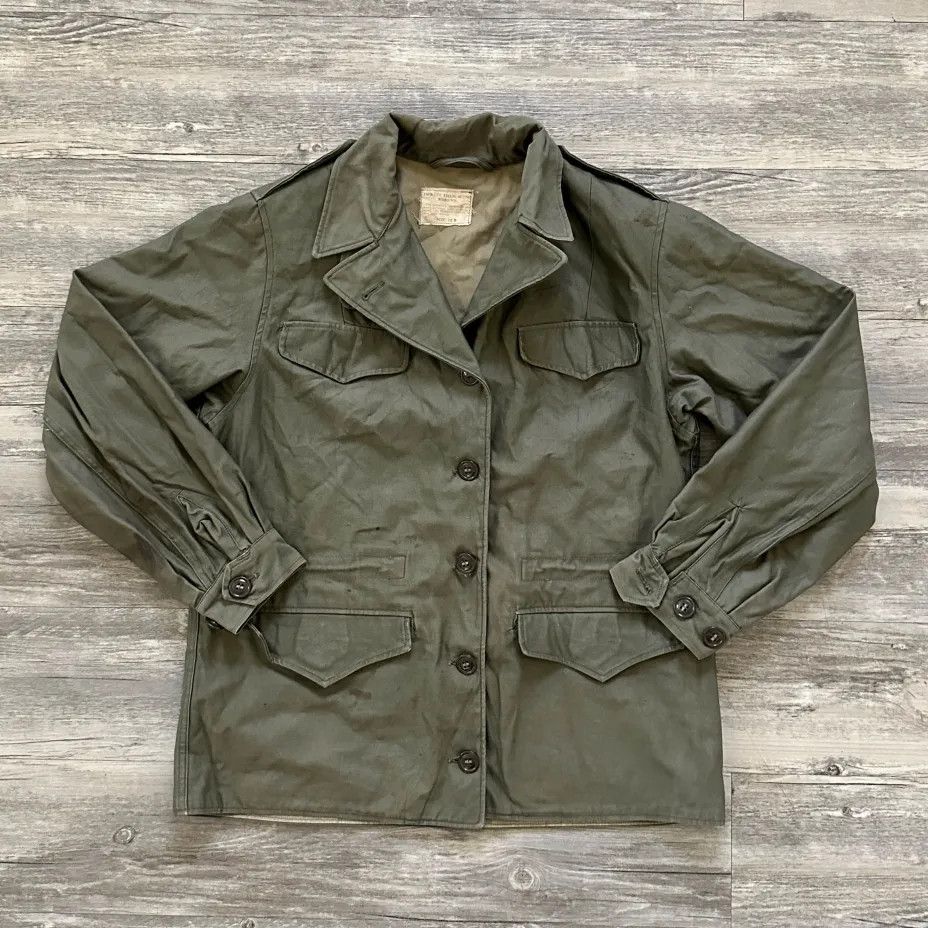 Other Vintage 40s 50s Military M-1943 Field Jacket Size 12R Size XL / US 12-14 / IT 48-50 - 1 Thumbnail