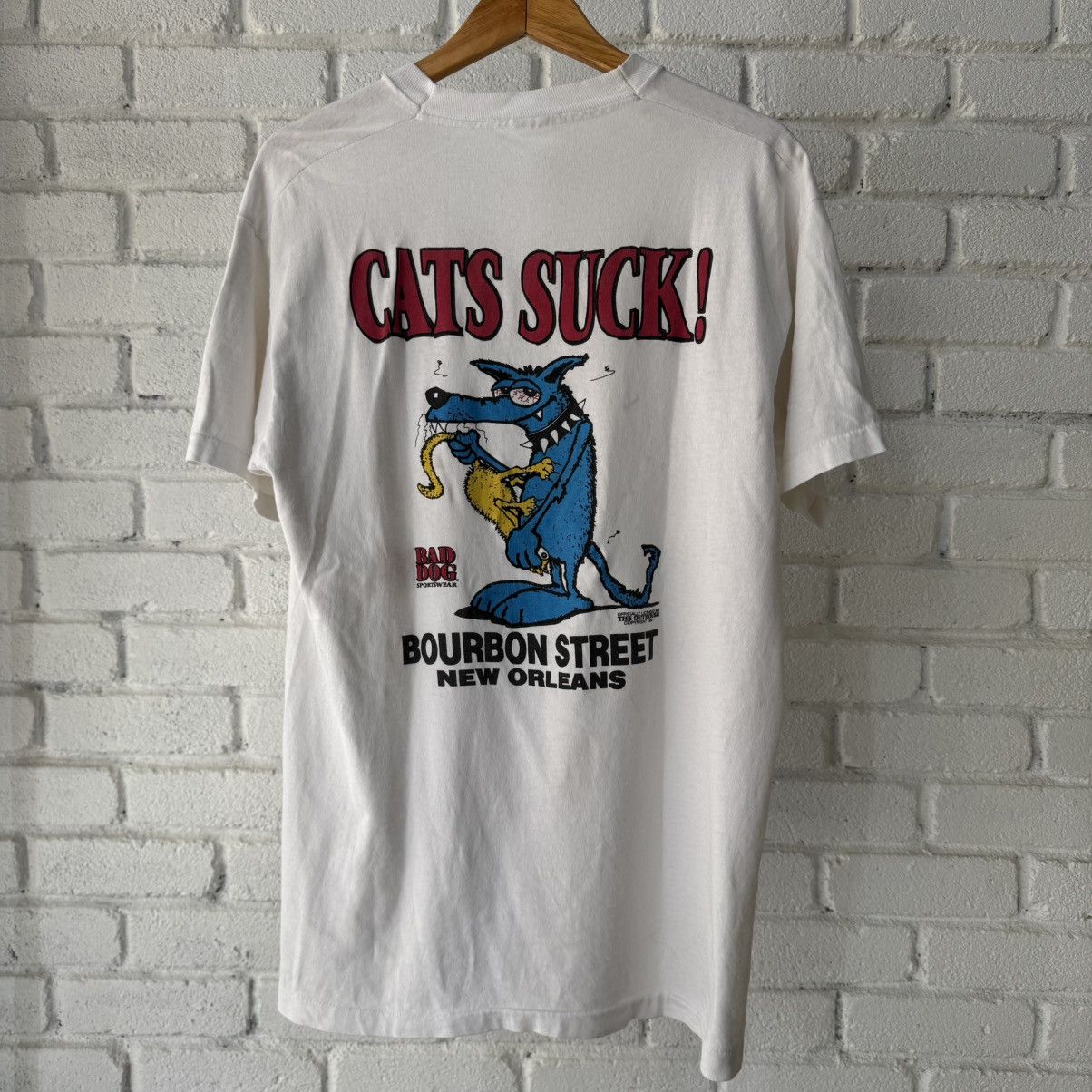 Vintage Vintage Cat Sucks Tee Size US L / EU 52-54 / 3 - 1 Thumbnail
