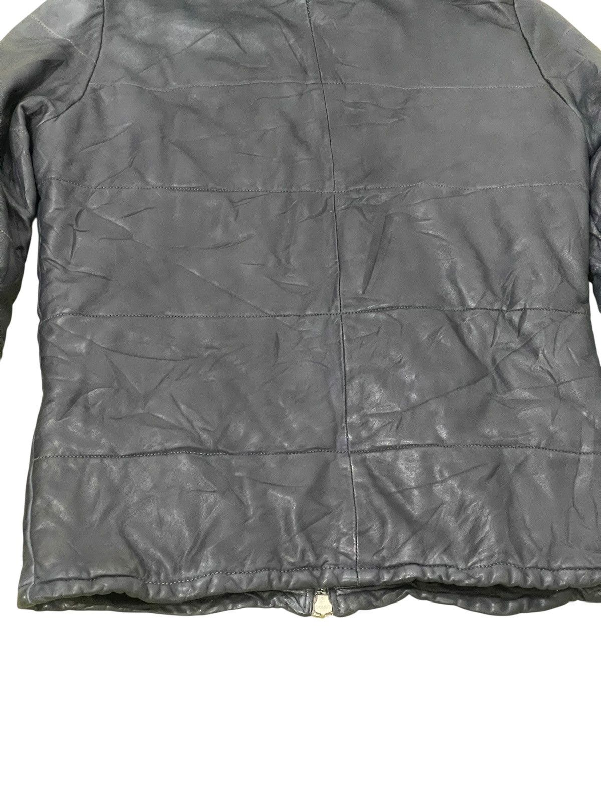 Giorgio Brato Giorgio Brato Leather Jacket Hoodie Slim 7🟩0 Size US M / EU 48-50 / 2 - 16 Thumbnail