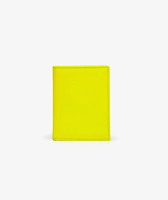 Comme des Garcons o1s22i1n1024 Size: OS / Fluo Bifold Wallet in Yellow Size ONE SIZE - 1 Thumbnail