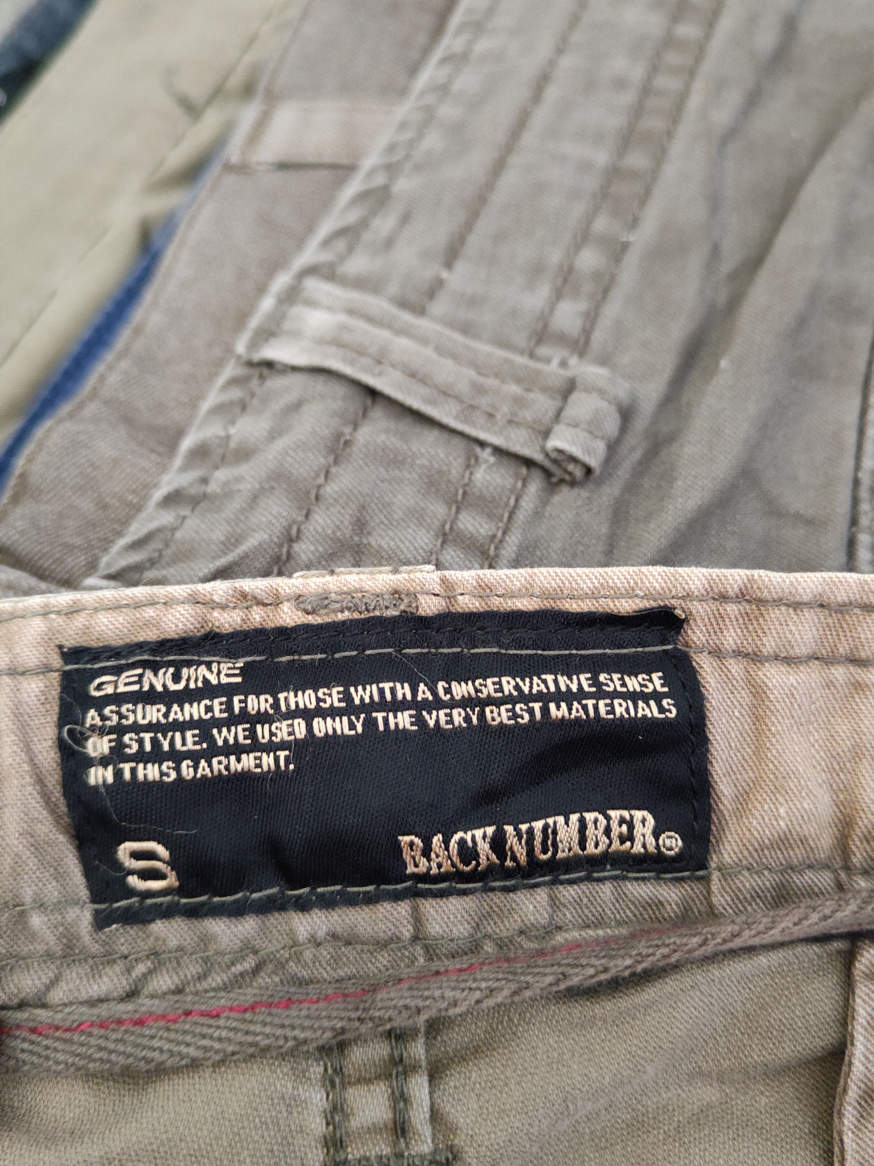 Japanese Brand Back Number Olive Multipocket Tactical Cargo Pants #W1062 Size US 29 - 13 Thumbnail
