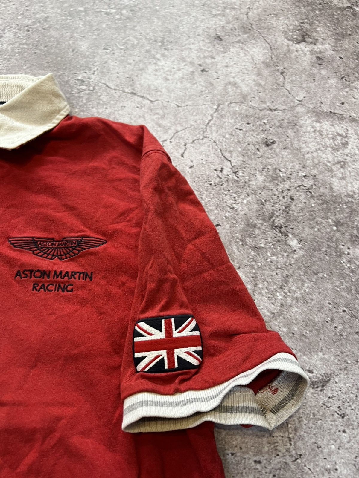 Hackett Vintage Hackett Aston Martin Polo Racing Shirt Size US L / EU 52-54 / 3 - 5 Thumbnail