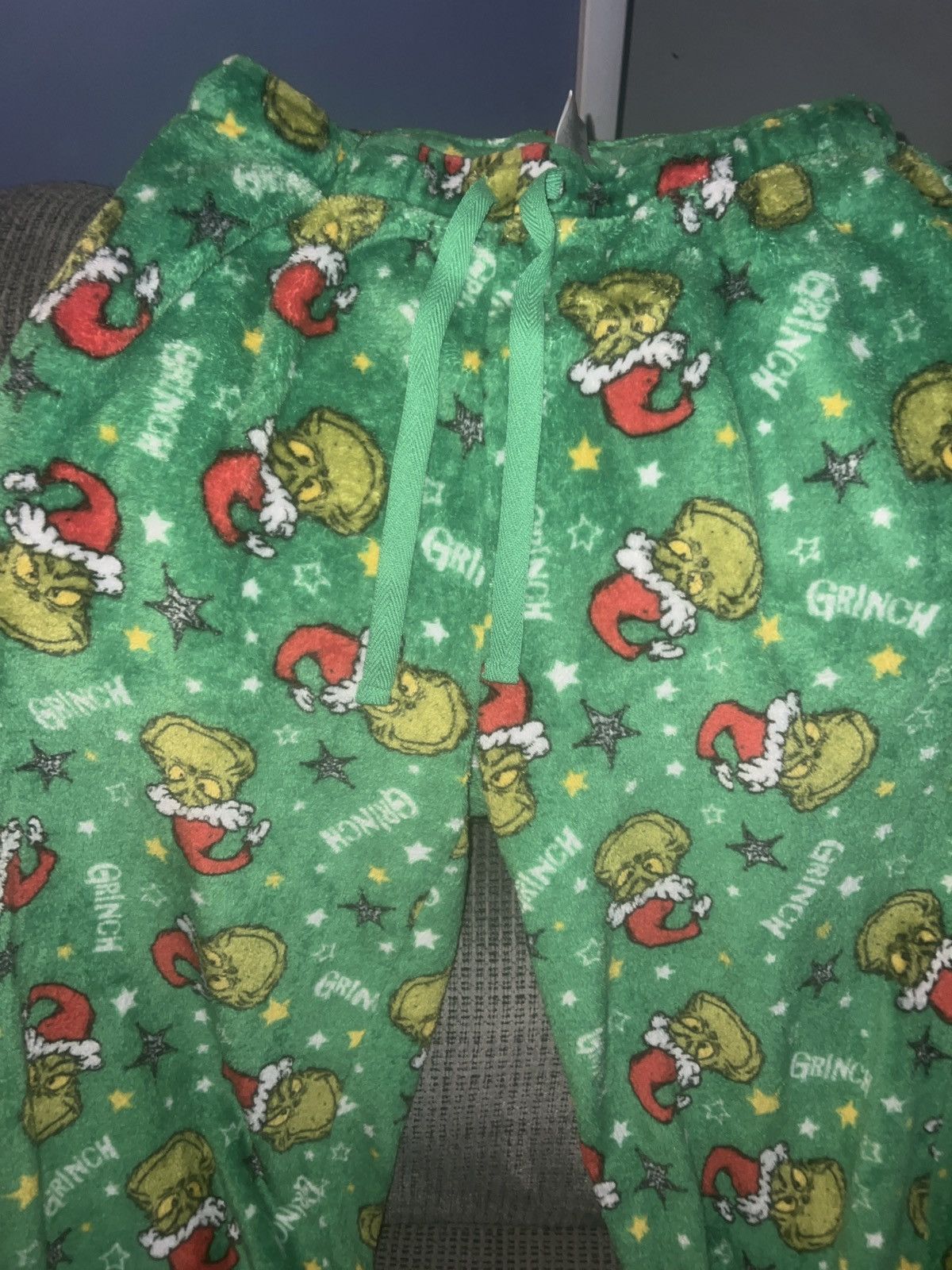 Hypebeast Dr. Seuss’ The Grinch All-Over Pajama Pants Size US 27 - 2 Thumbnail
