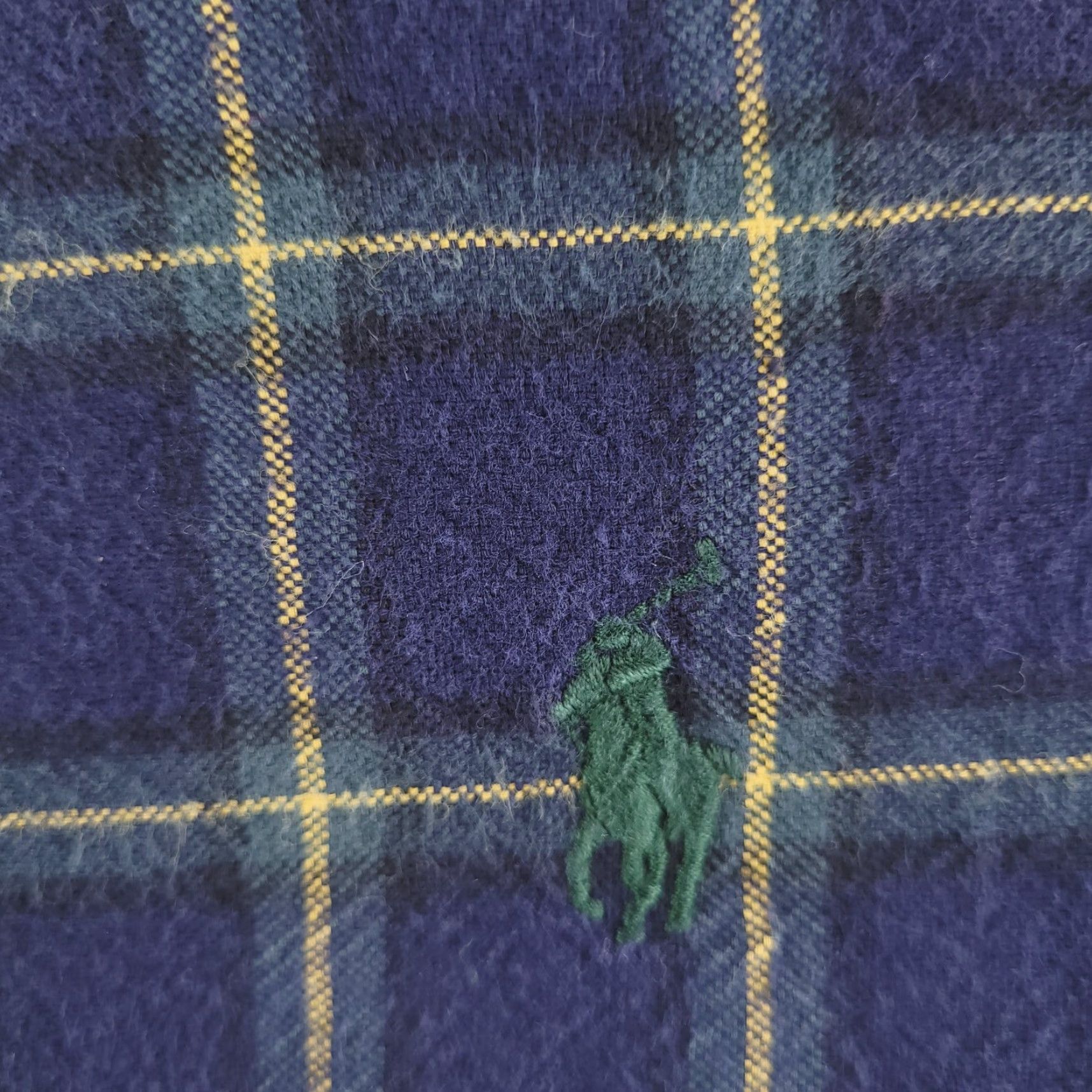 Polo Ralph Lauren Polo Ralph Lauren Shirt Mens L Flannel Blue Green Long Sleeve Button Casual Size US L / EU 52-54 / 3 - 2 Thumbnail