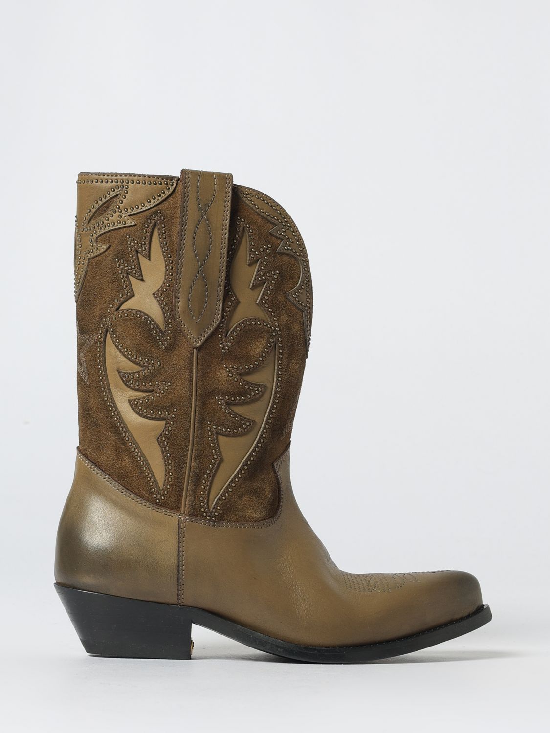 Golden Goose Golden Goose Boots Woman Kaki Size US 6 / IT 36 - 1 Thumbnail