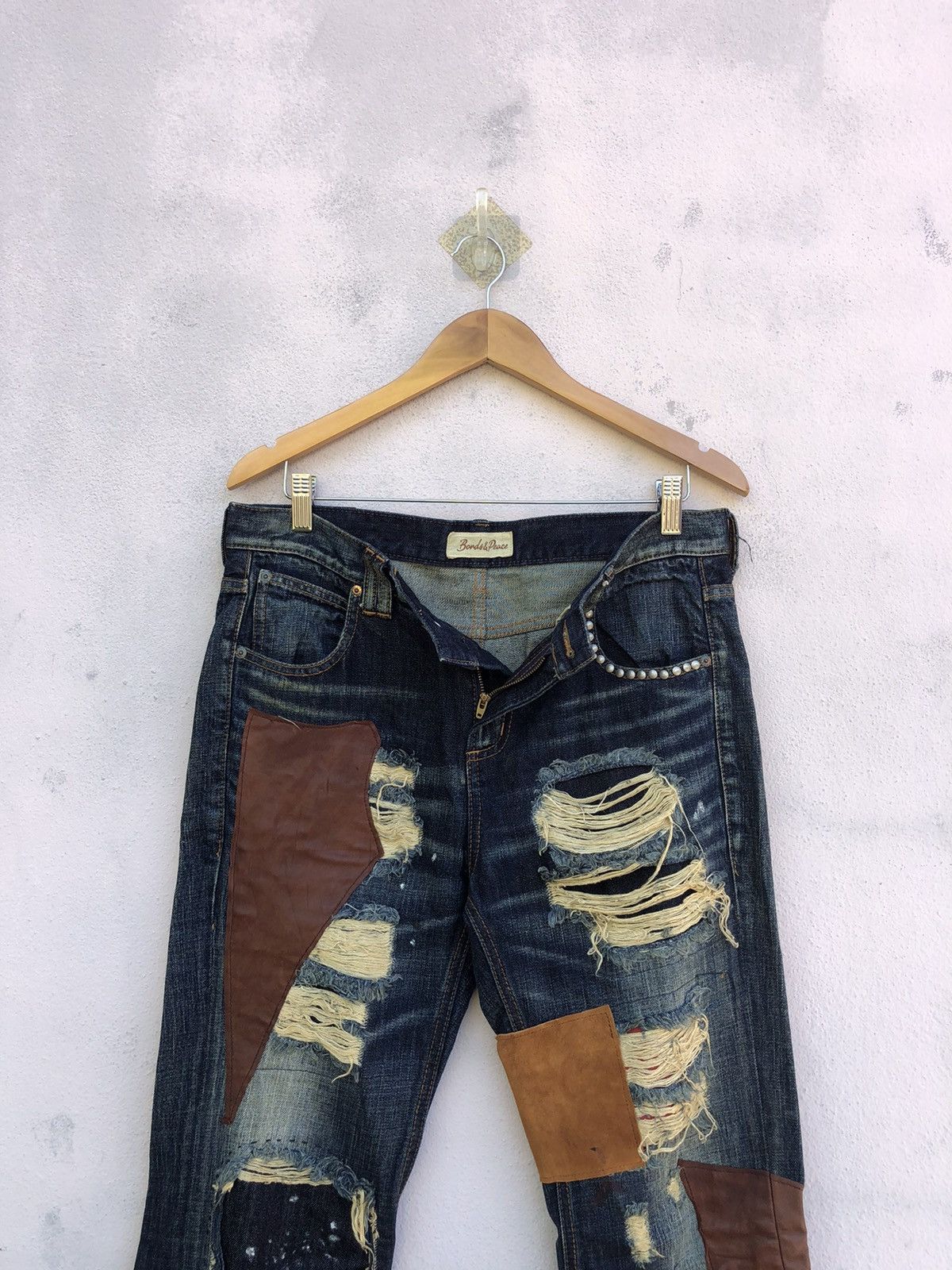 Japanese Brand Bonds & Peace Patchwork Inspired by Kapital Size US 32 / EU 48 - 11 Thumbnail