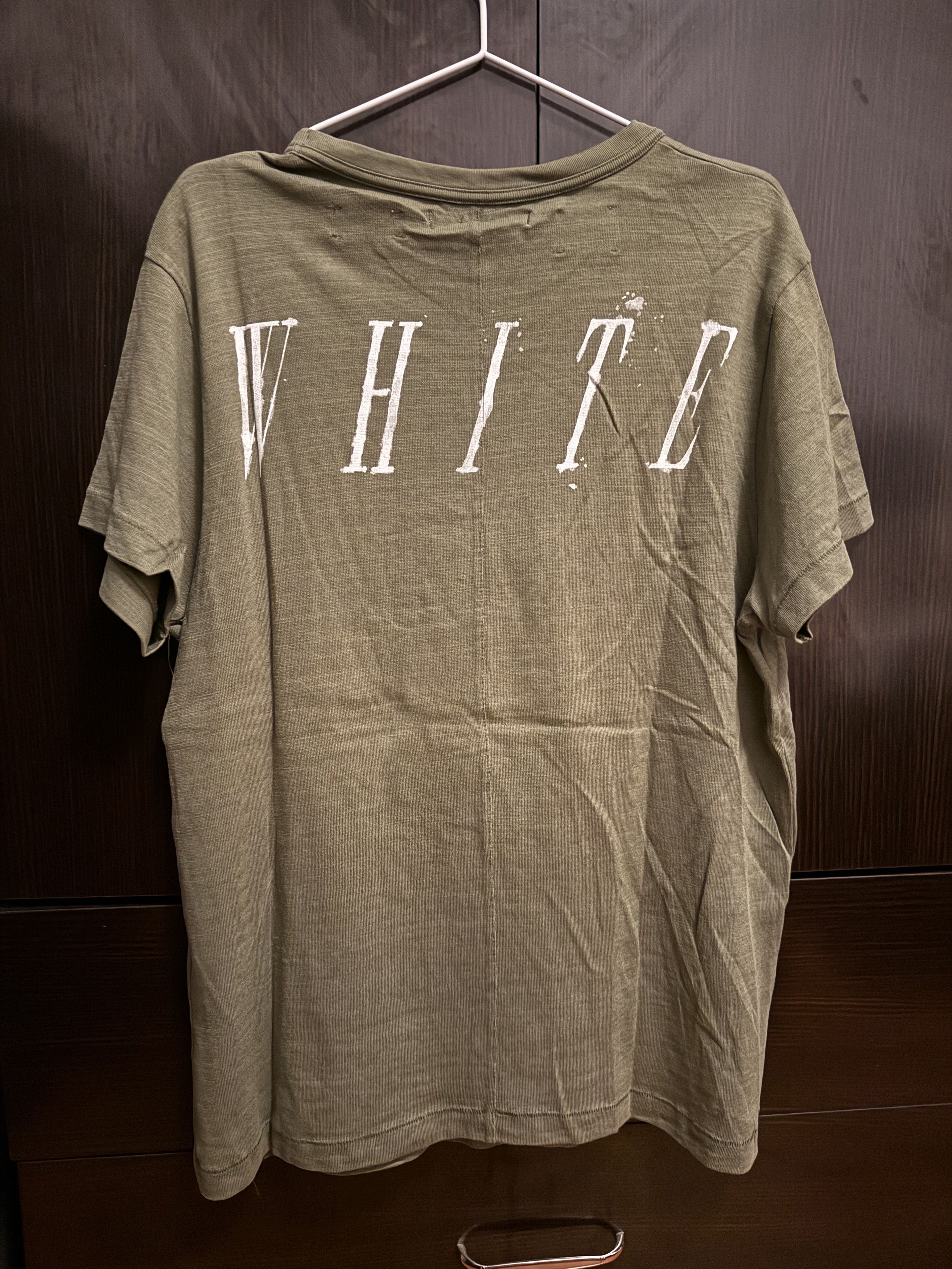 Off-White Off White green t-shirt medium Size US M / EU 48-50 / 2 - 2 Thumbnail