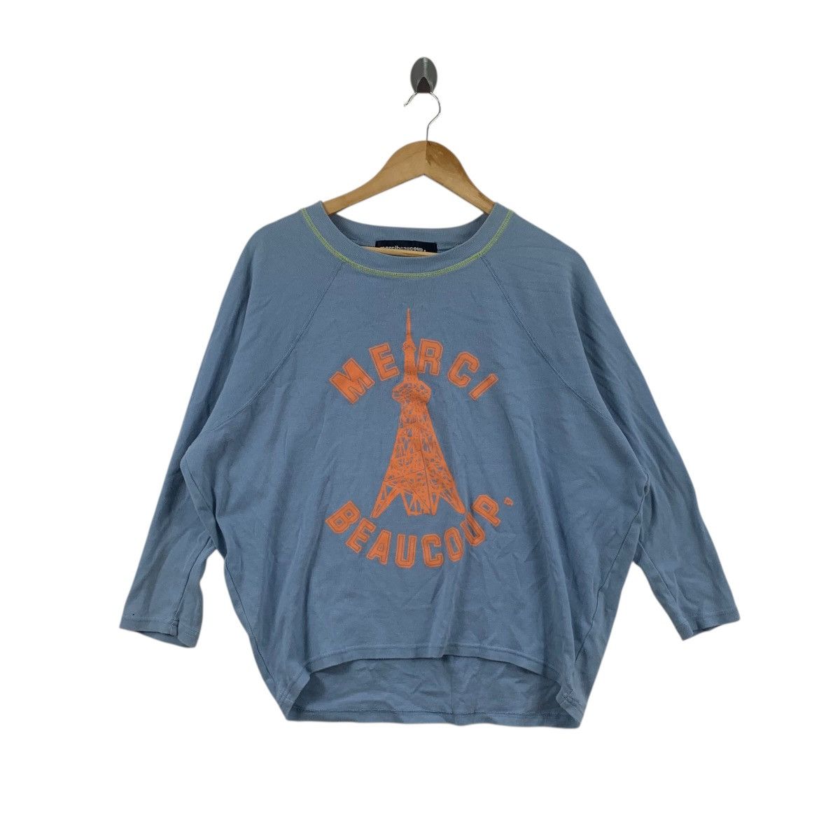 Tsumori Chisato TSUMORI CHISATO MERCIBEAUCOUP Ne-Net Tee Shirt Top Eiffel Size XL / US 12-14 / IT 48-50 - 1 Thumbnail