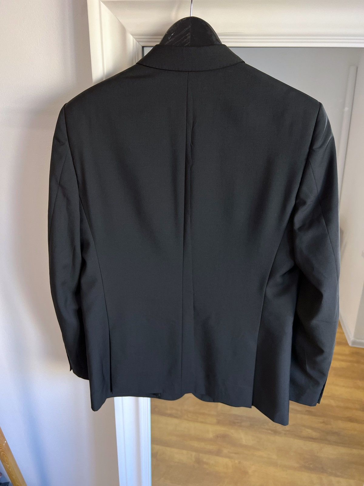 Burberry Burberry Blazer Wool Black Suit Jacket Size 52R - 3 Thumbnail