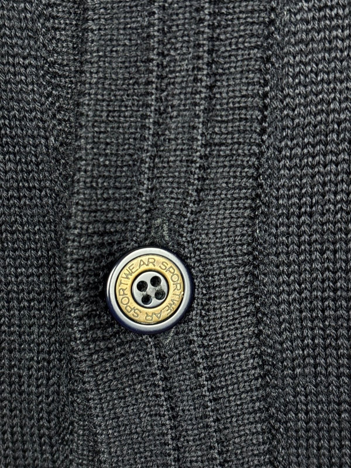 Other Vintage Yachting Clipper Wool Cardigan Sweater Navy Blue Size US L / EU 52-54 / 3 - 9 Thumbnail