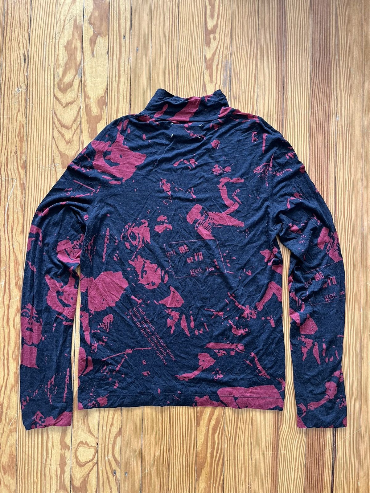 Maison Margiela Archive Maison Margiela AW2016 Faces Long Sleeve Shirt Red Size US L / EU 52-54 / 3 - 2 Thumbnail