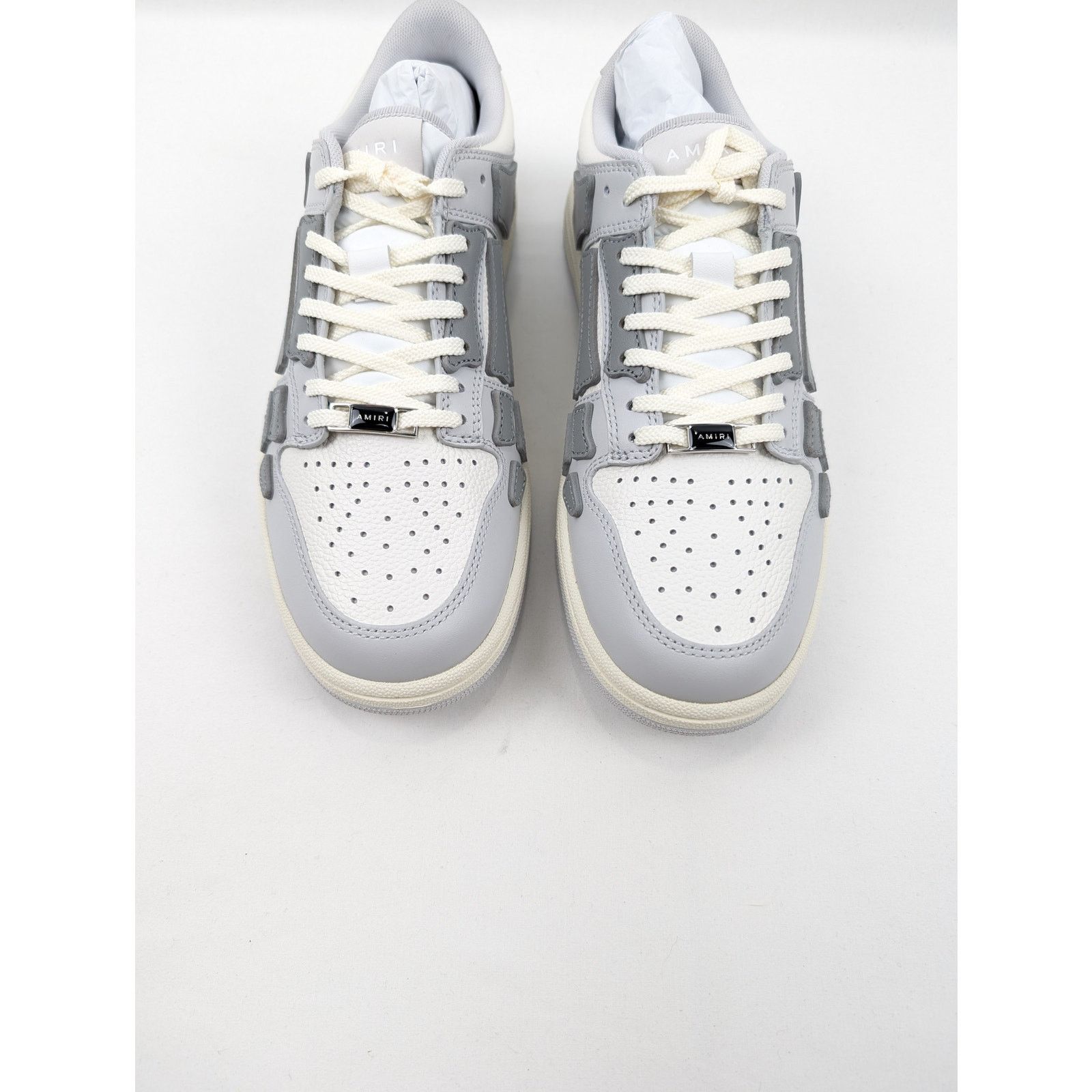 Amiri o1rshd1 Skeleton Low Top Sneakers in Grey Size US 12 / EU 45 - 14 Thumbnail