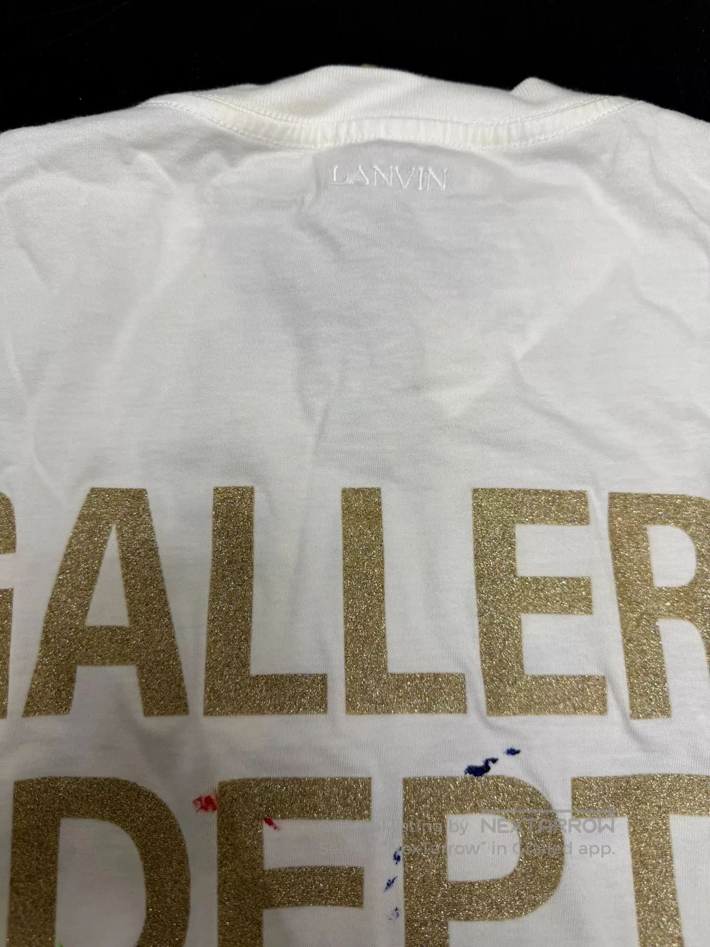 Gallery Dept. Lanvin x Gallery Dept Splatter Short Sleeve T. Size US XL / EU 56 / 4 - 7 Thumbnail