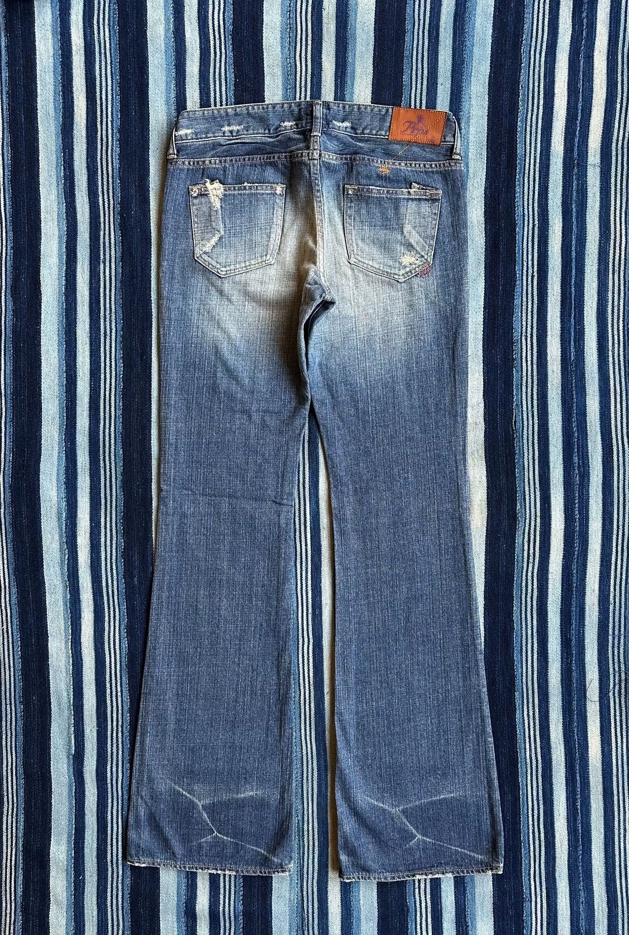 Prps Prps Purple R45P01Y DAYTONA Bootcut Heavily Washed Men's Size US 30 / EU 46 - 2 Thumbnail
