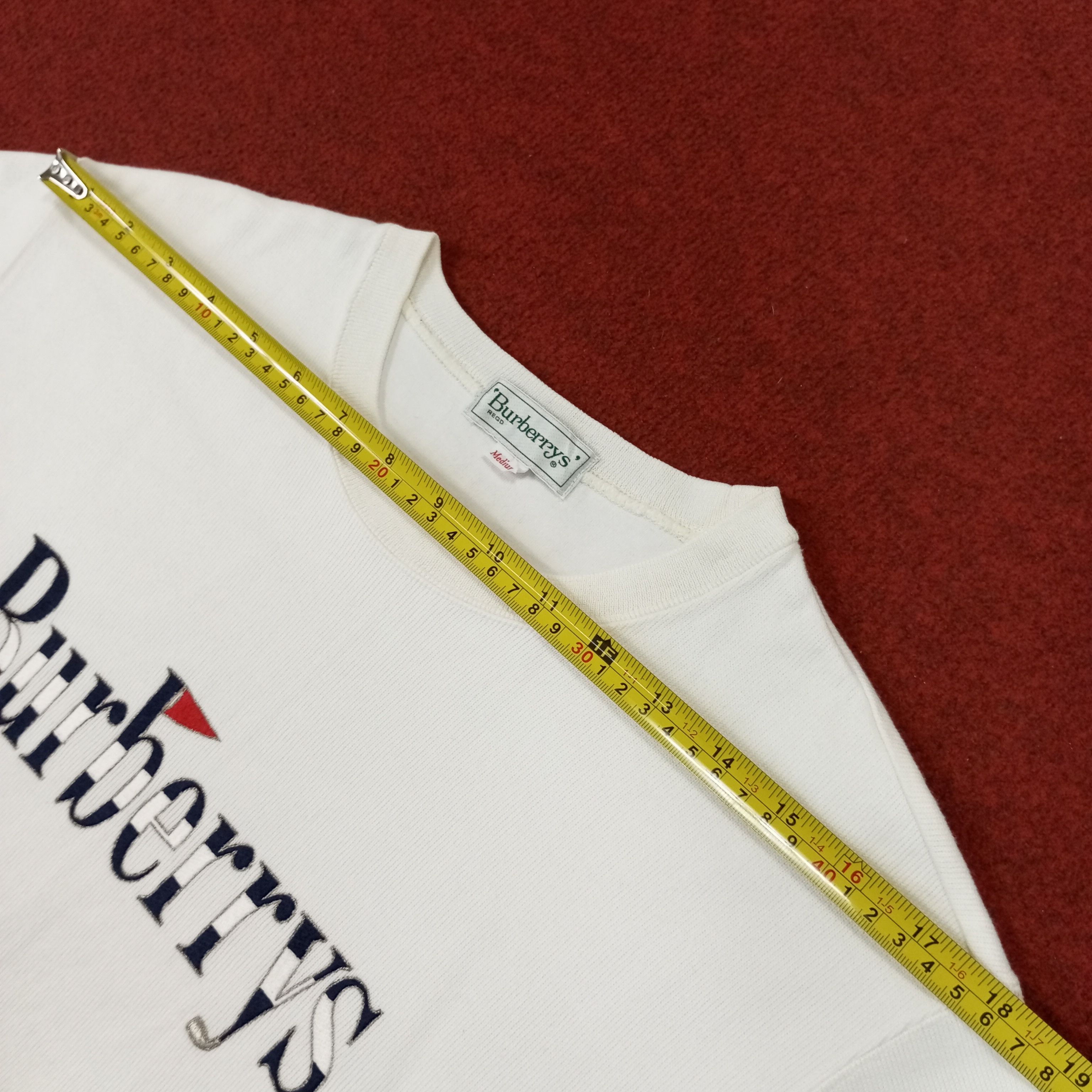 Burberry × Vintage Burberrys Embroidery Design Fashion Style Sweatshirt Size US S / EU 44-46 / 1 - 9 Thumbnail