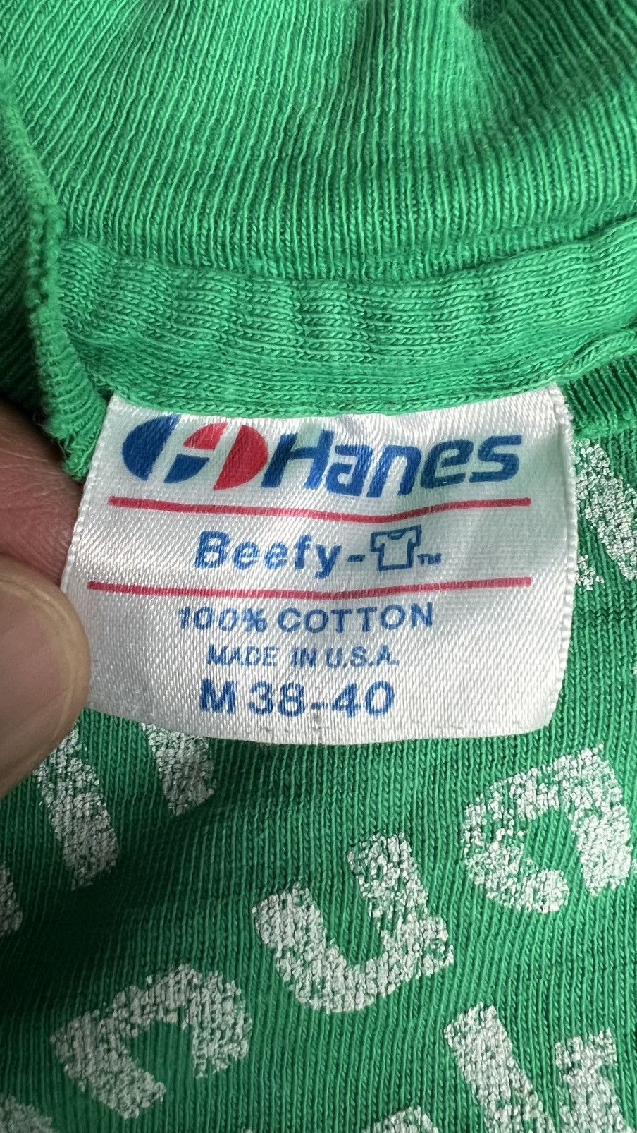 Hanes vintage 10k Run March 13,1983 Size US M / EU 48-50 / 2 - 9 Thumbnail