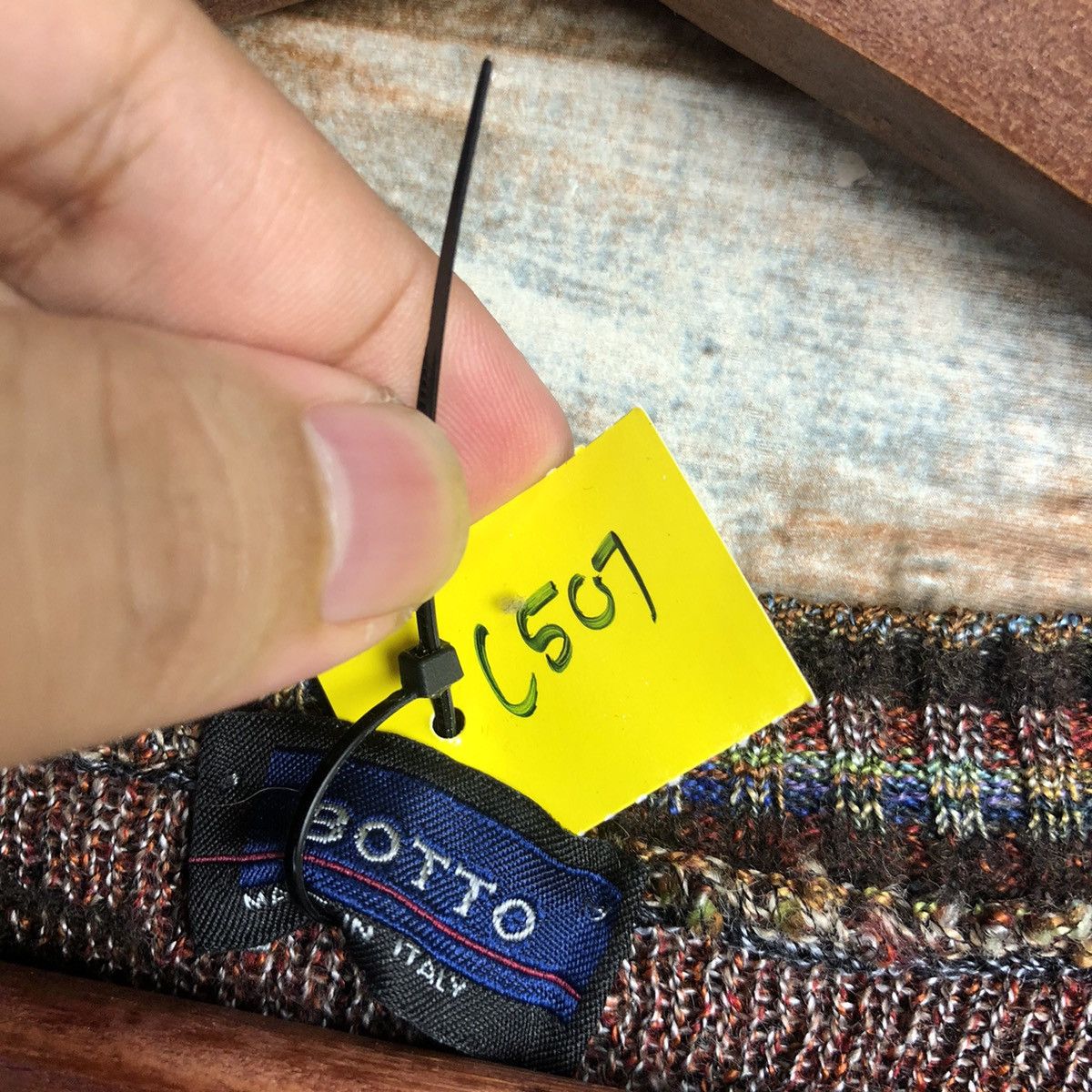 Homespun Knitwear DLL Botto italy Brown like coogi Knitwear #C507 Size US M / EU 48-50 / 2 - 9 Thumbnail