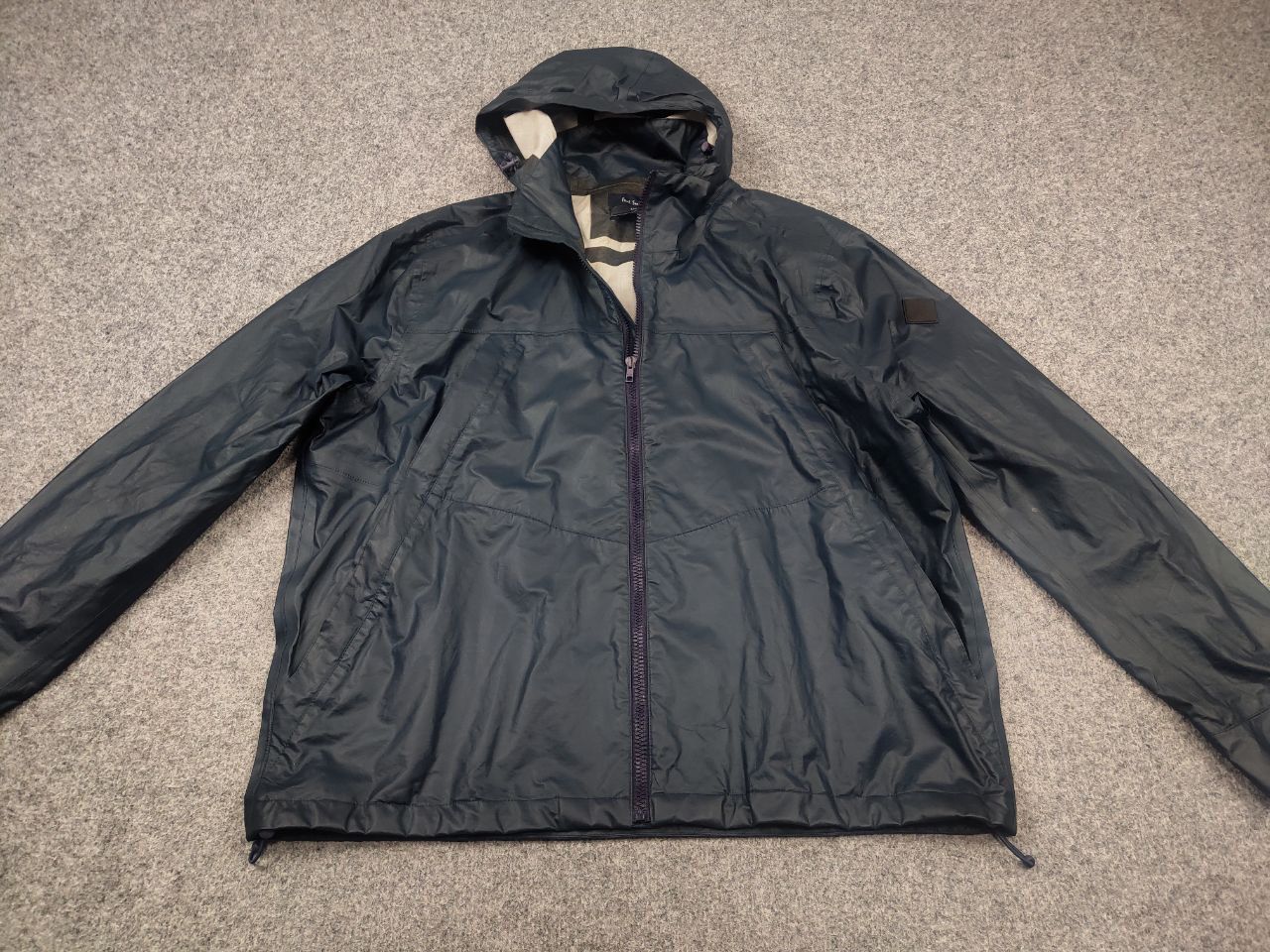 Paul Smith Paul Smith Vintage Navy blue windbreaker membrane pockets Size US XL / EU 56 / 4 - 3 Thumbnail