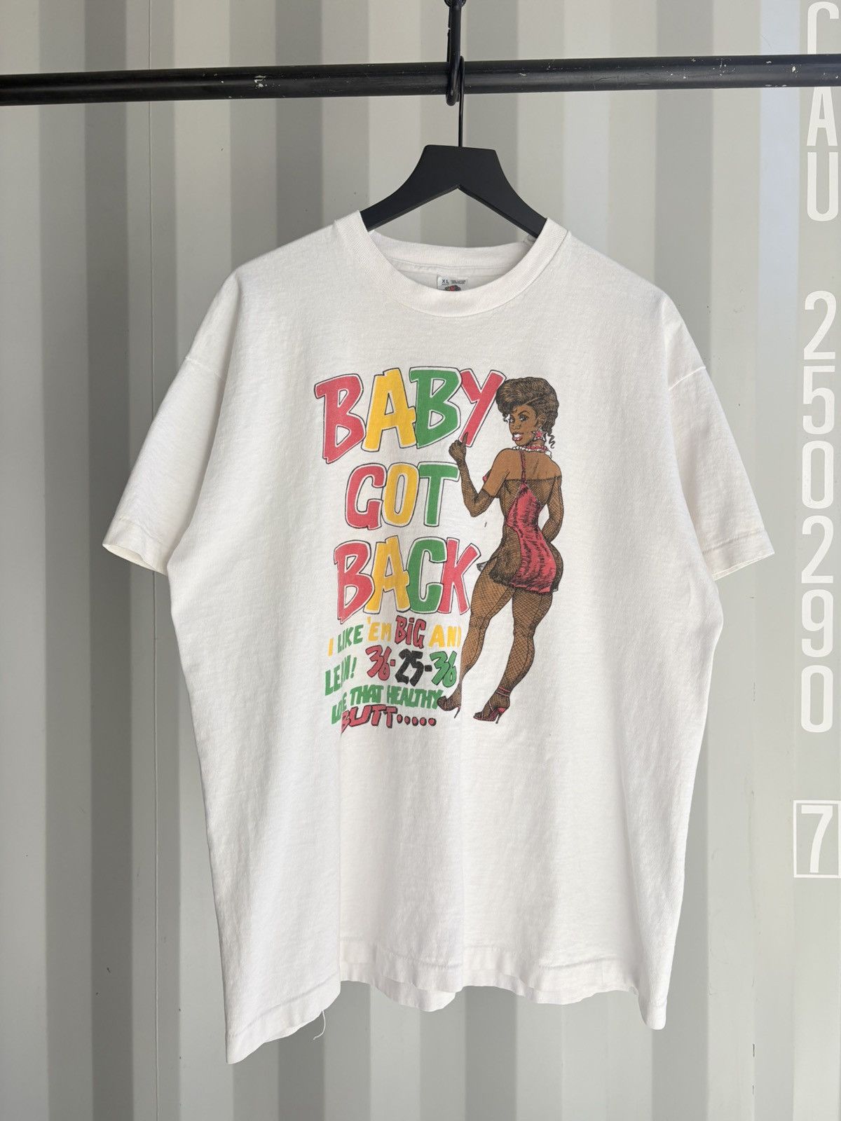 Vintage Vintage Freaknik Baby Got Back Distressed Shirt Grunge Band Size US XL / EU 56 / 4 - 1 Thumbnail