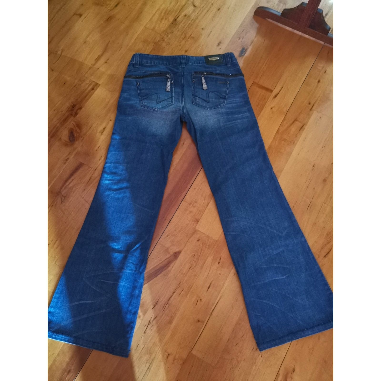 Hysteric Glamour × Japanese Brand × Vintage Vintage Japanese Brand Faded Low-rise Bootcut Denim Jeans Size US 30 / EU 46 - 3 Thumbnail