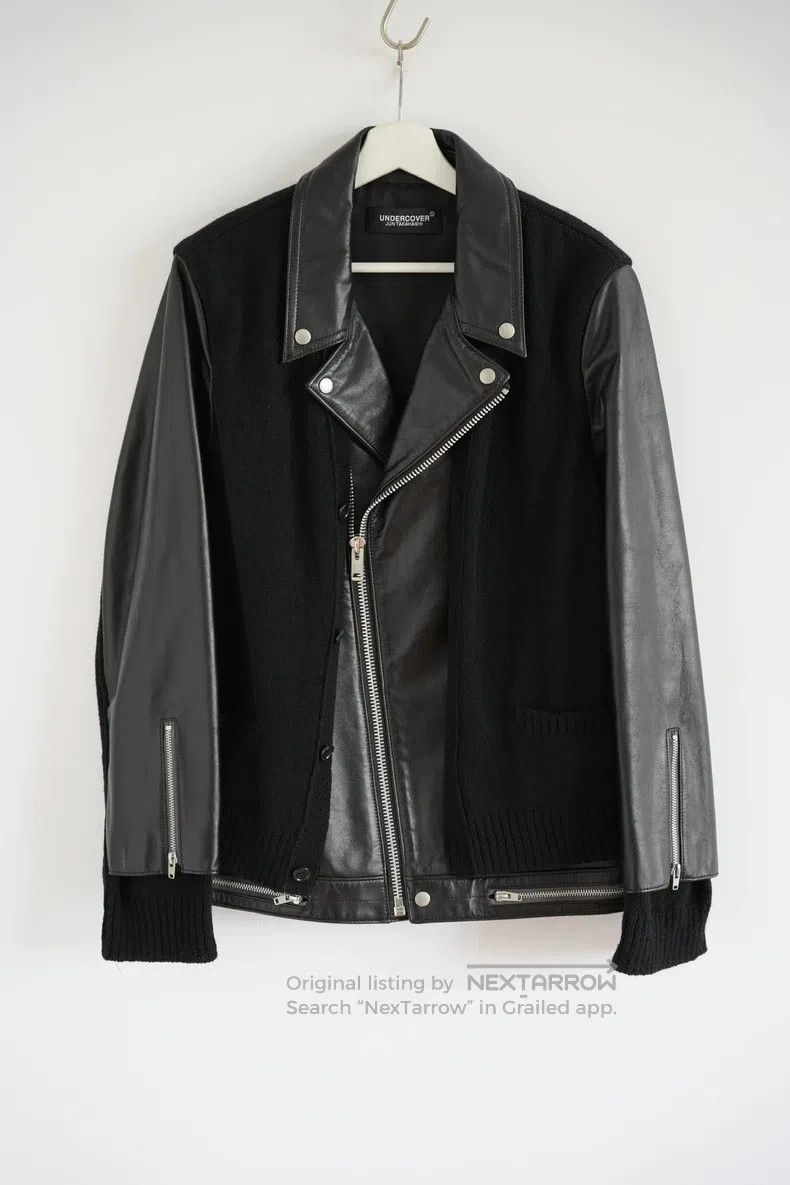 Undercover Undercover 21aw cowhide double biker jacket Size US XL / EU 56 / 4 - 1 Thumbnail