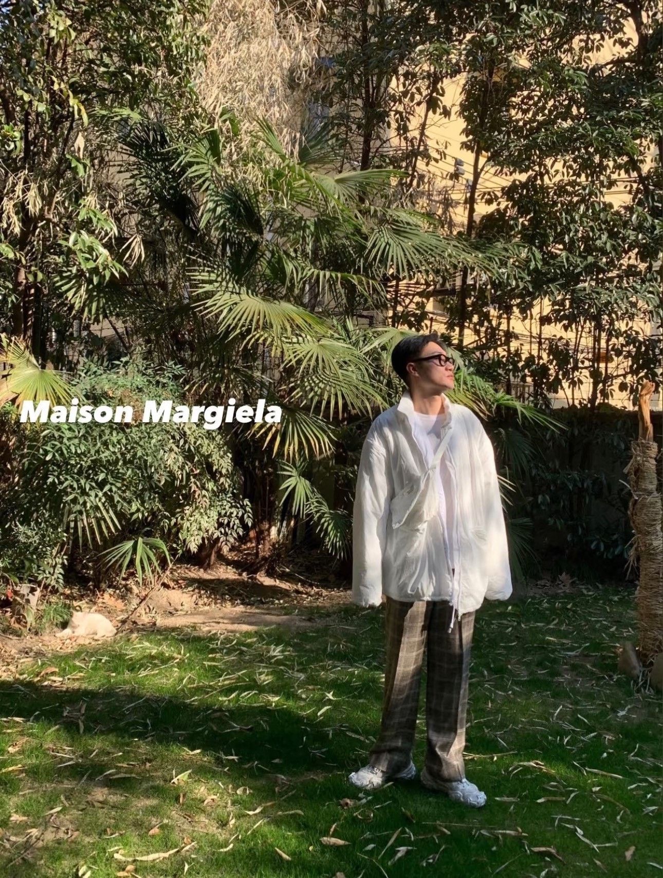 Maison Margiela Maison Margiela White men's sports cotton clothes jacket 25 Size US M / EU 48-50 / 2 - 8 Thumbnail